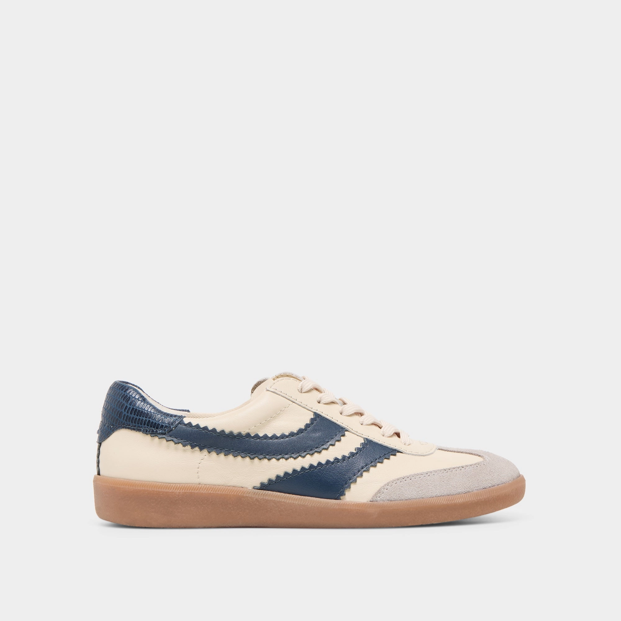 Metal Shine MERIT SNEAKERS WHITE NAVY LEATHER