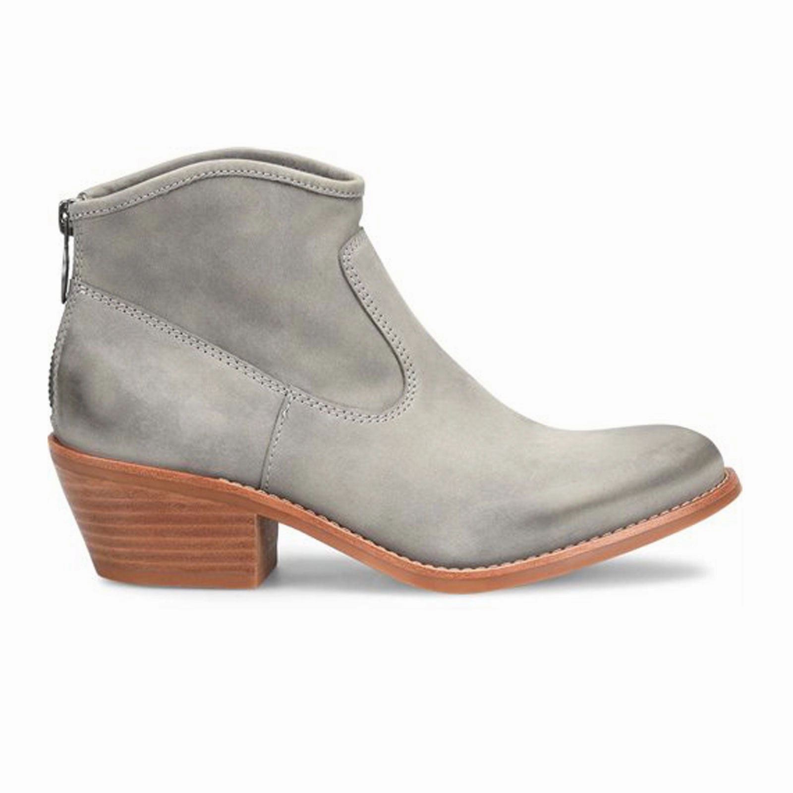 Sofft Aisley Ankle Boot (Women) - Moon Grey Minimal Silhouette