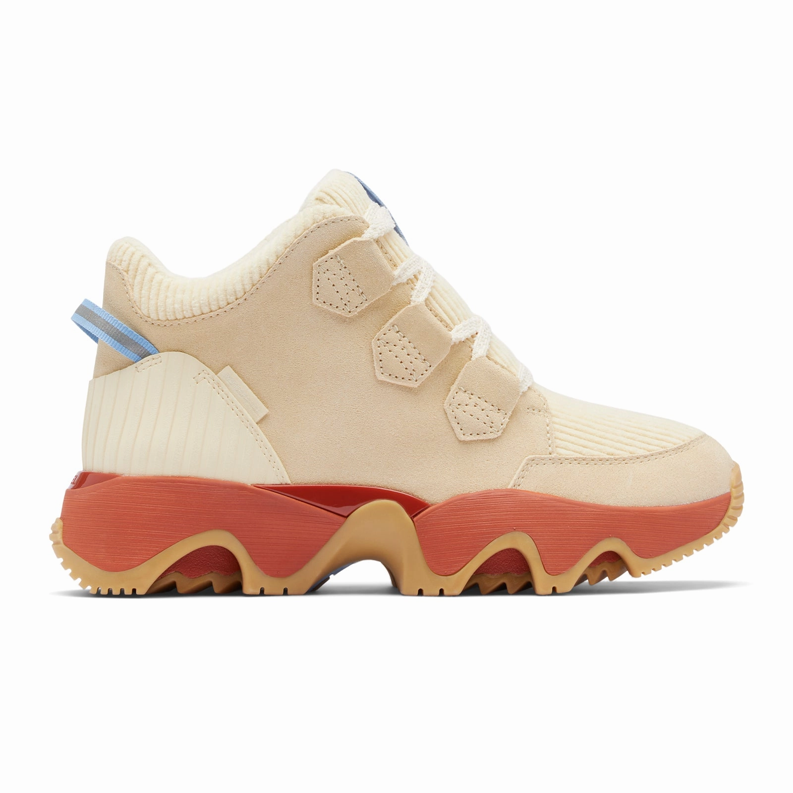 Smooth Finish Feather Light Rough Terrain Sorel Kinetic Impact Caribou Plus Waterproof Ankle Boot (Women) - Honey White/Sanguine