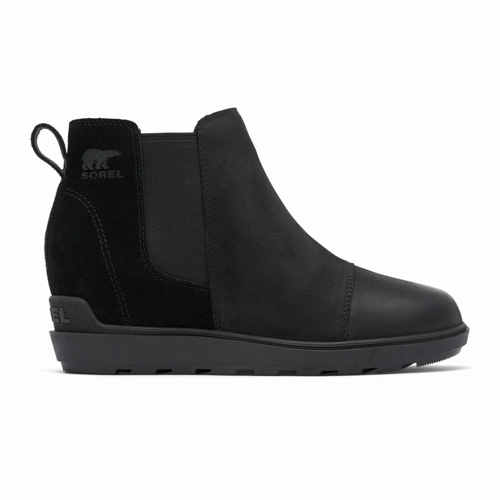 Comfortable Posture Sorel Evie II Chelsea Boot (Women) - Black/Sea Salt