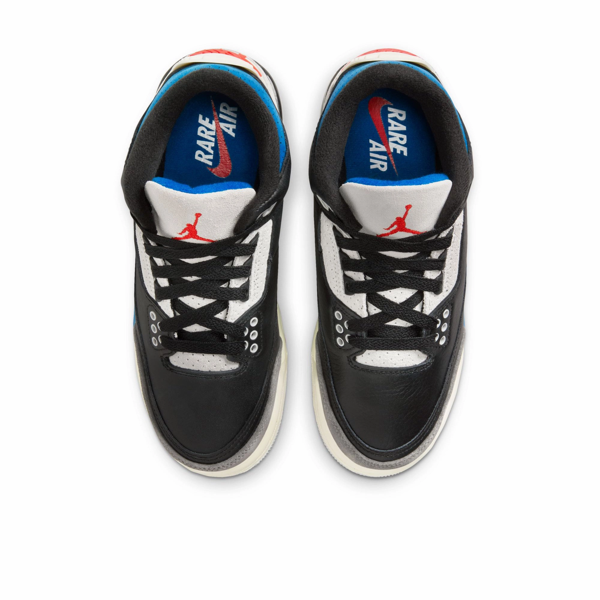 Comfort Tongue Air Jordan 3 Retro OG 'Rare Air' (GS) - Black/Chile Red