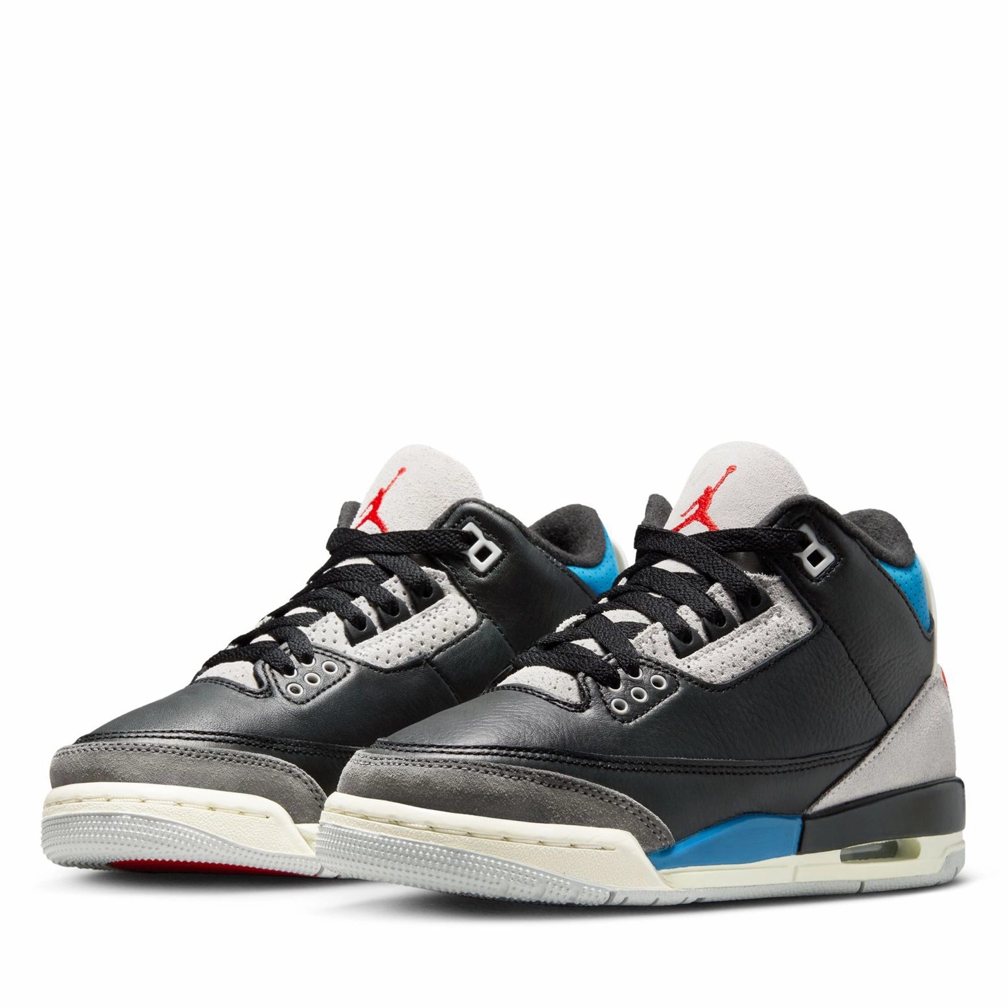 Reliable Protection Lace Up Air Jordan 3 Retro OG 'Rare Air' (GS) - Black/Chile Red