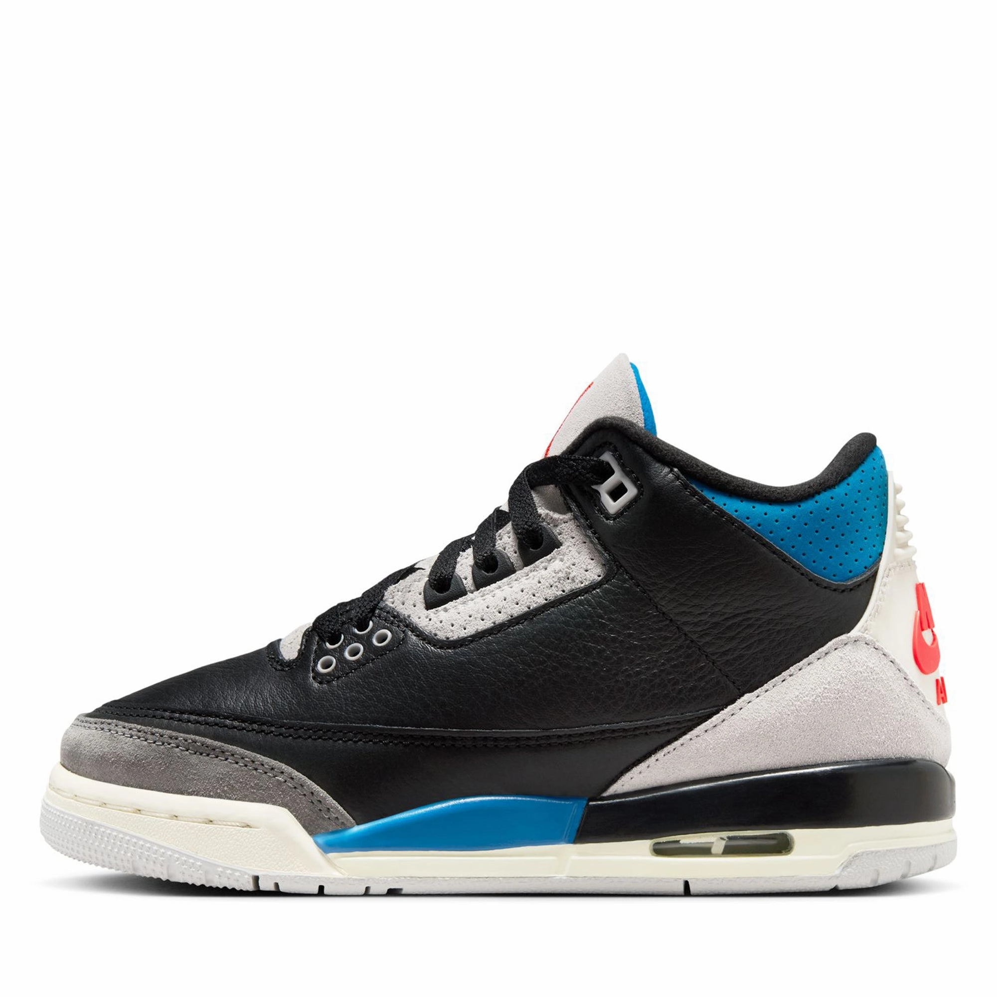 Insulated Mountain Hike Eco Material Rural Traveler Air Jordan 3 Retro OG 'Rare Air' (GS) - Black/Chile Red