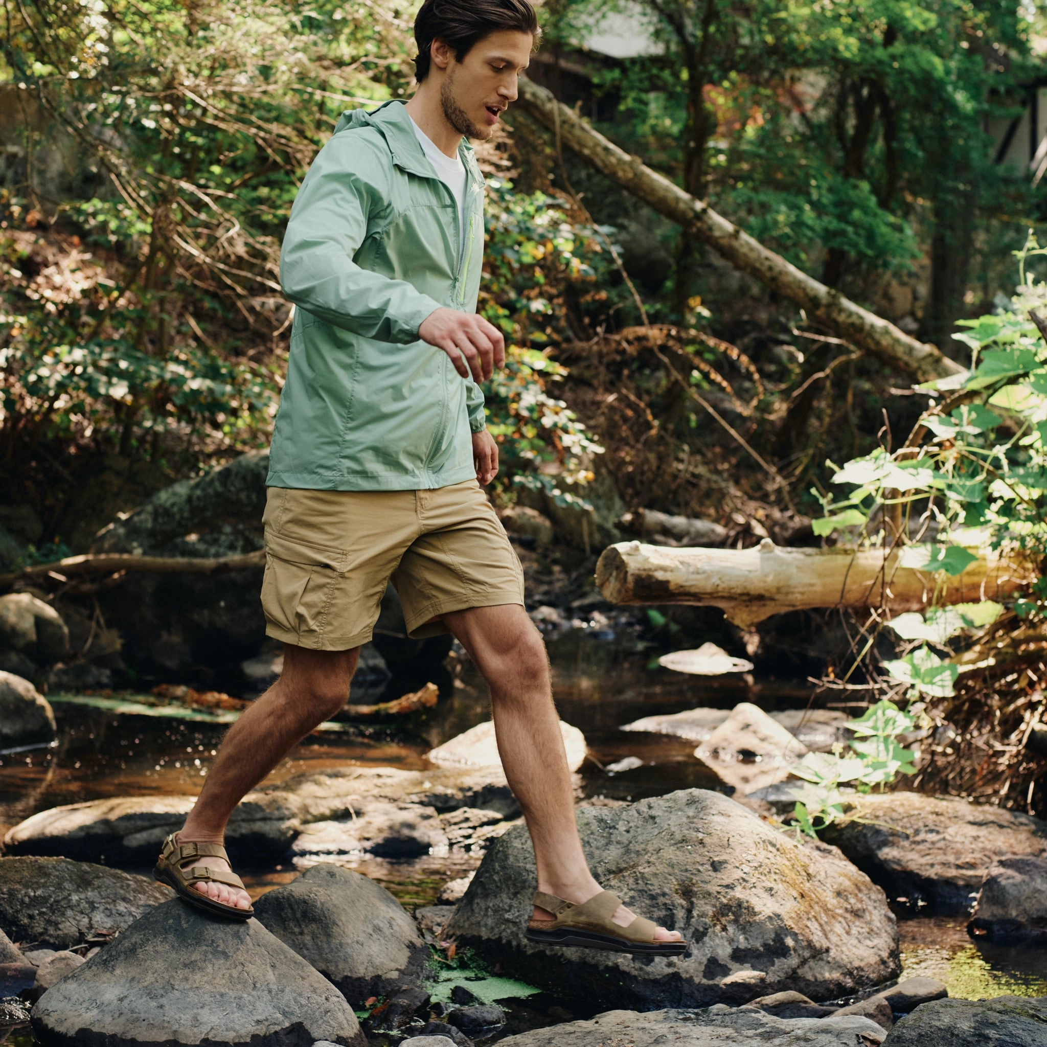 Reinforced Toe Guard MILANO RUGGED - FADED KHAKI - OIL LEATHER