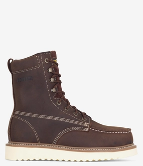 Adventurous Luxe Touch Wolverine Loader 8" Soft Toe Wedge Boot - Men