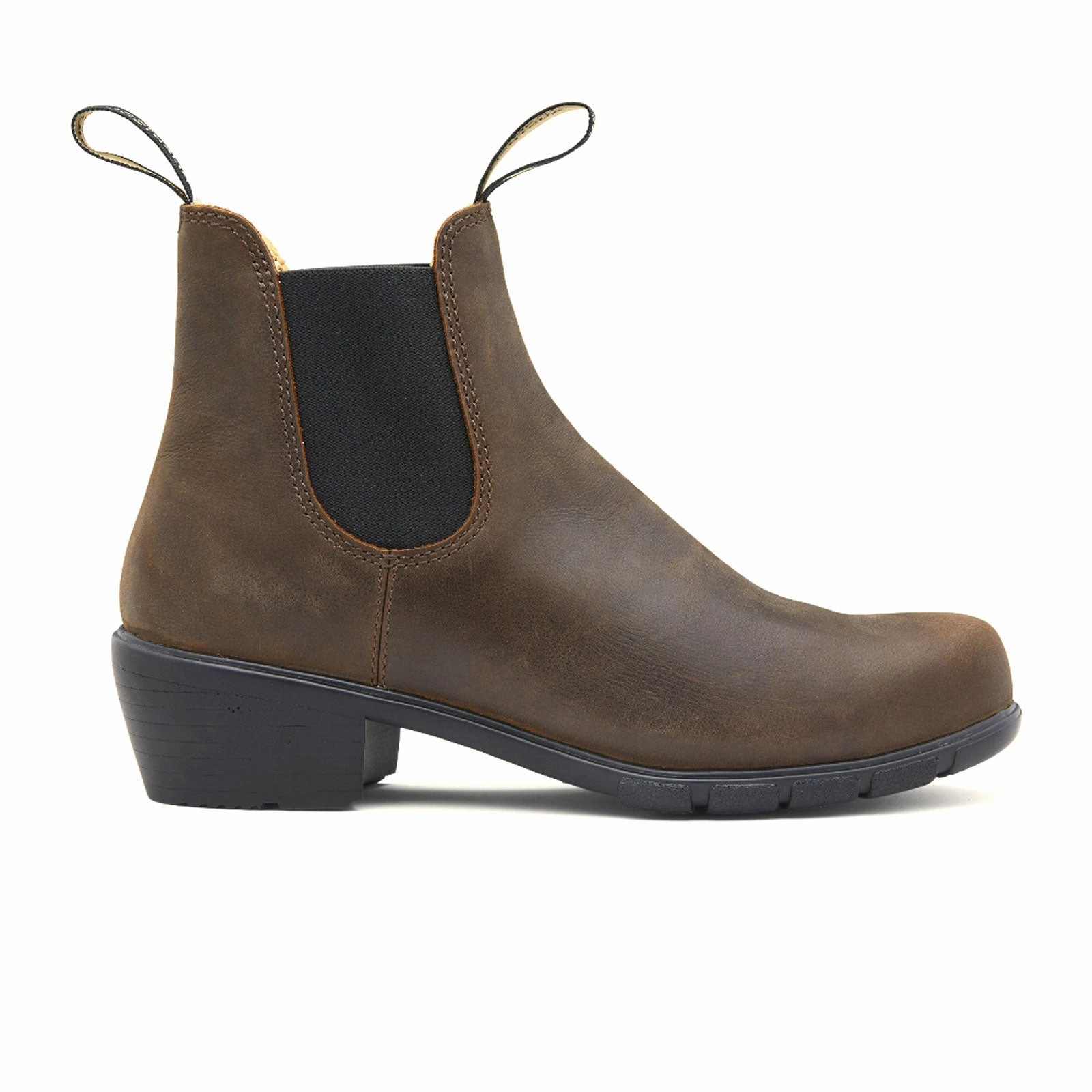 Reinforced toe cap Thermal Insulation Blundstone 1673 Heeled Chelsea Boot (Women) - Antique Brown