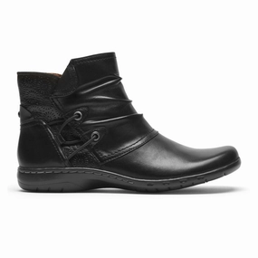 Resistant Layer Cobb Hill Penfield Ruch Ankle Boot (Women) - Black Leather