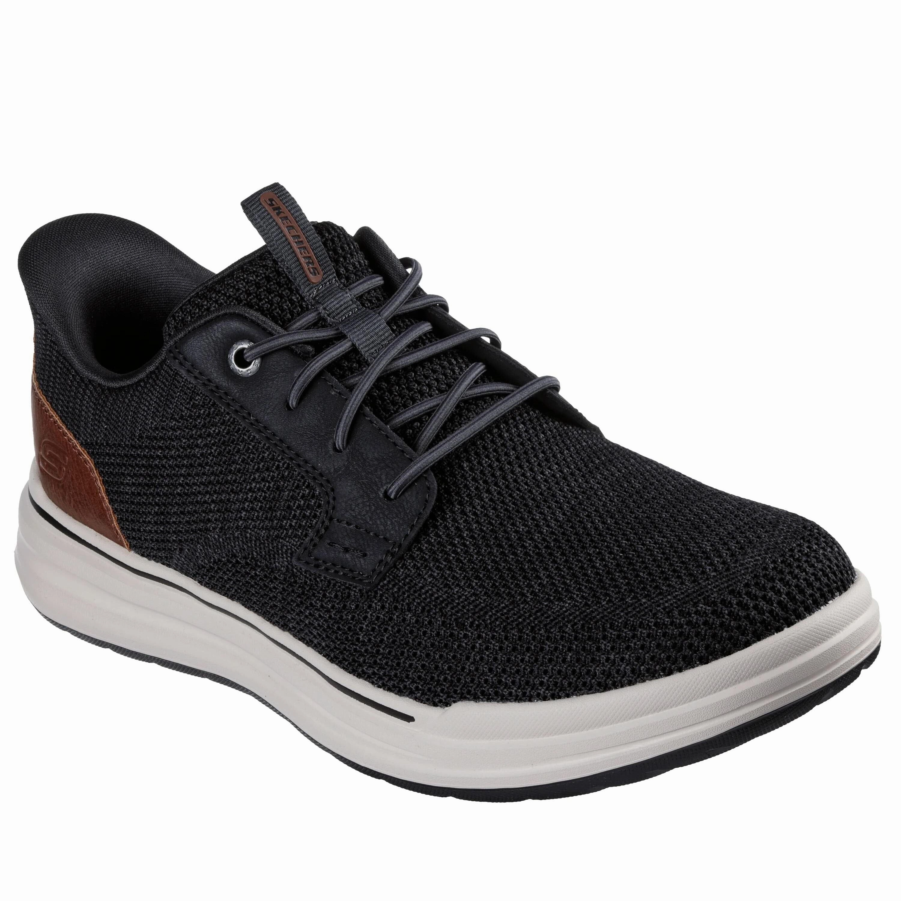 machine washable material Chic Fit SKECHERS SLIP-INS RELAXED FIT: STERLING-RAMONE MEN'S MEDIUM AND WIDE