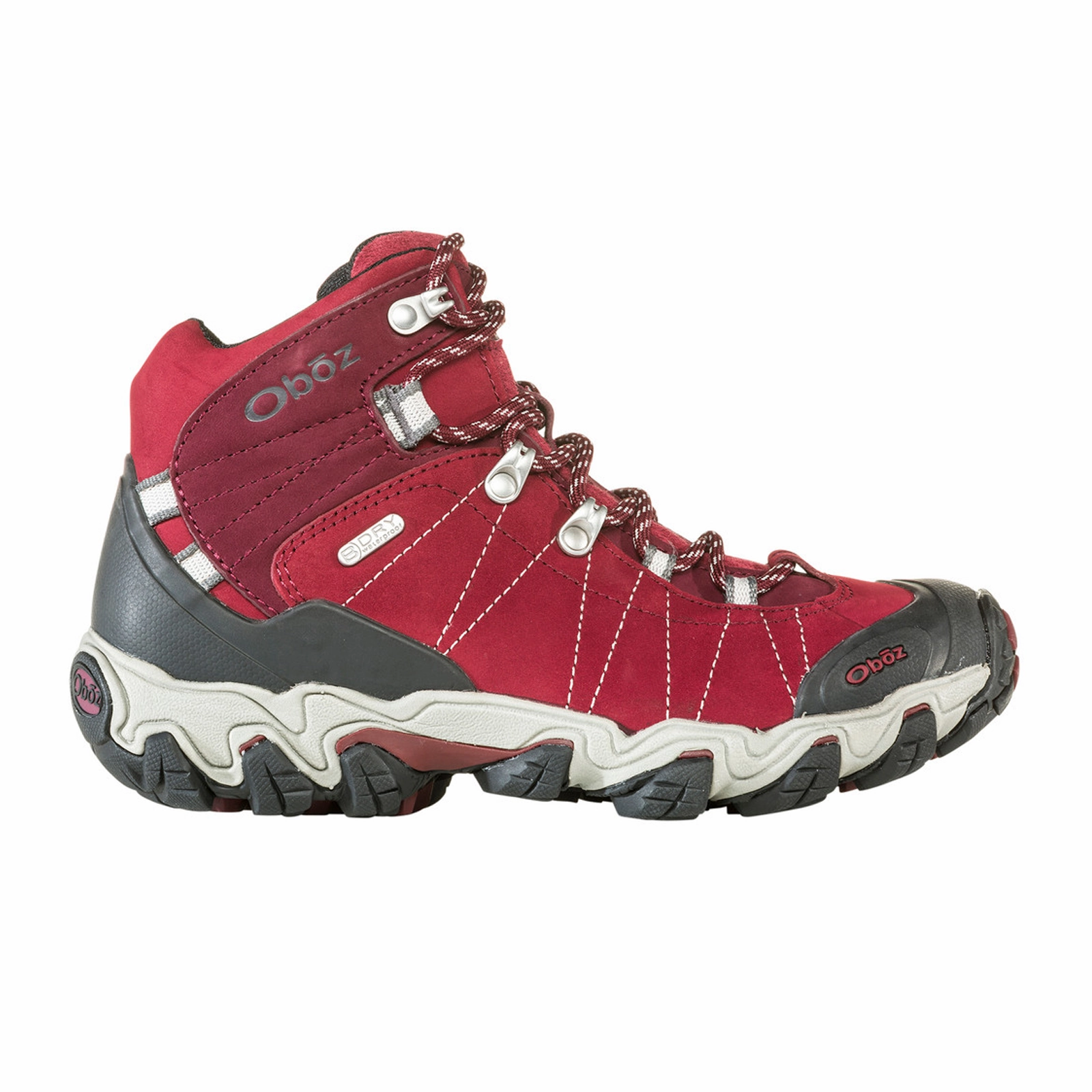 Oboz Bridger Mid B-DRY Hiking Boot (Women) - Rio Red Perfect Fit Feather Light Morning Walk