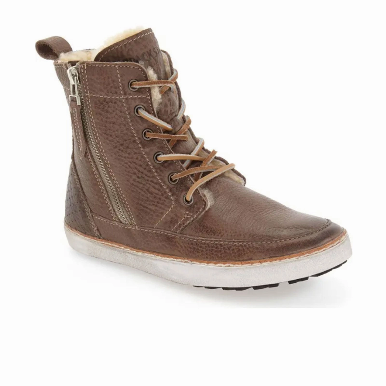 Blackstone Ludlow CW96 High Top Sneaker (Women) - Gull High Traction Morning Walk