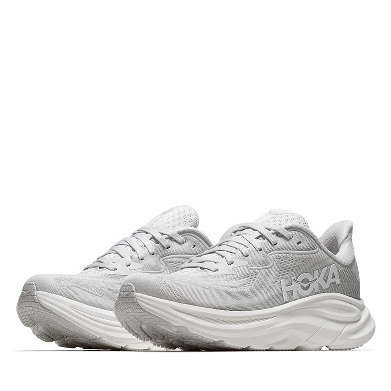 Insulated Hiking Trails Quick Drying Rough Trail Hiker Women's Hoka Clifton 10 - Cosmic Grey/Stardust