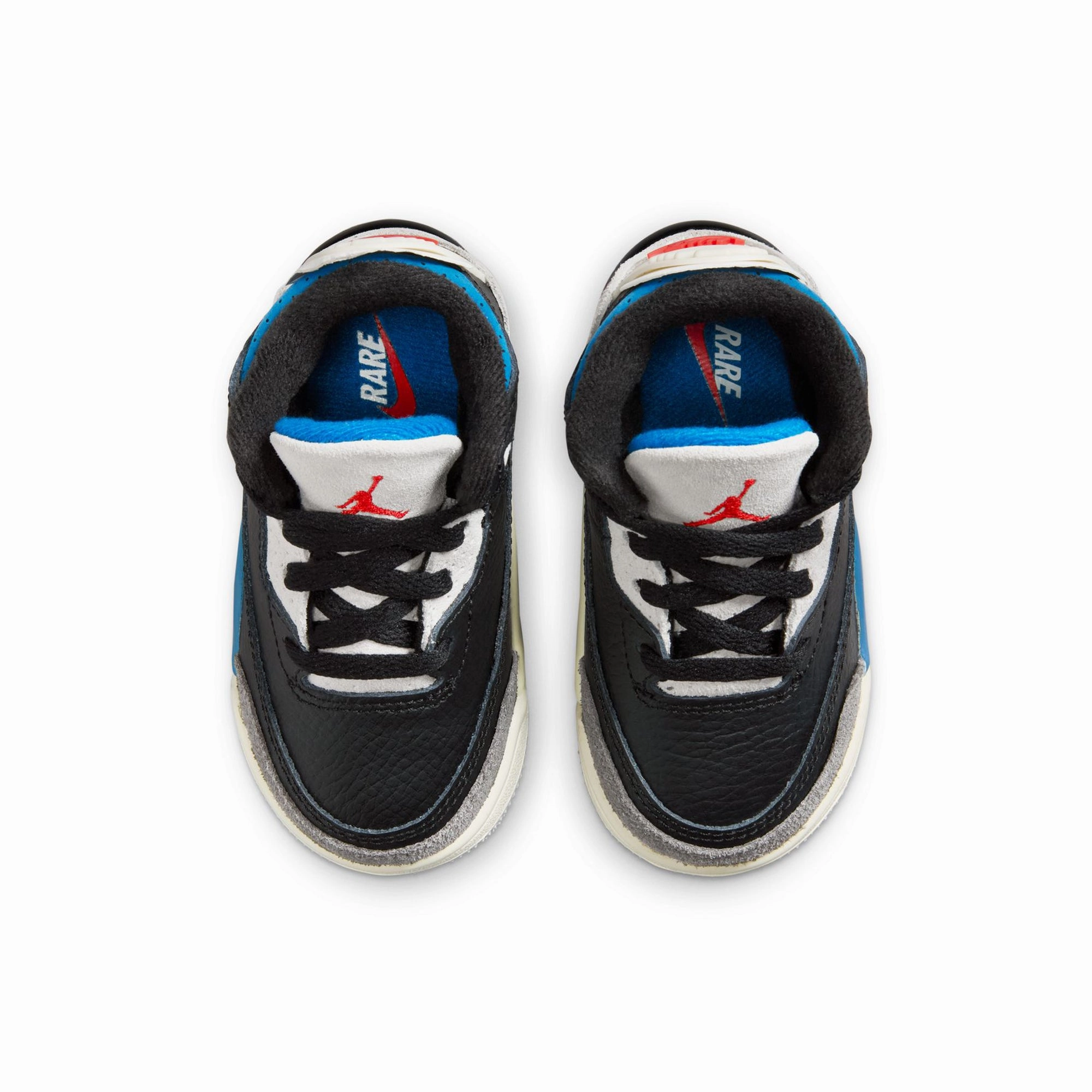 Jordan 3 Retro OG 'Rare Air' (TD) - Black/Chile Red Neutral Colors Rugged Built Weather Resistant User