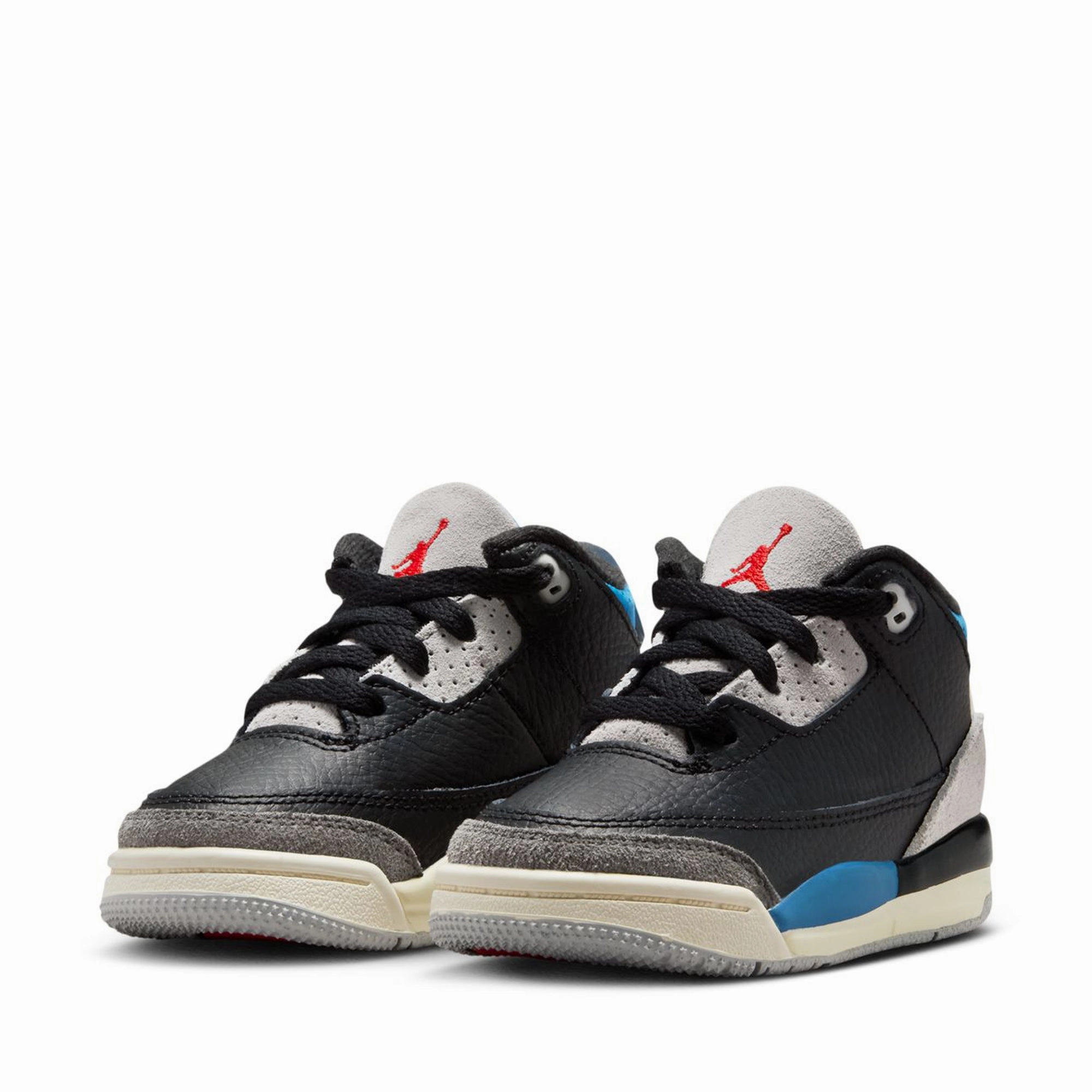Zip Closure Jordan 3 Retro OG 'Rare Air' (TD) - Black/Chile Red