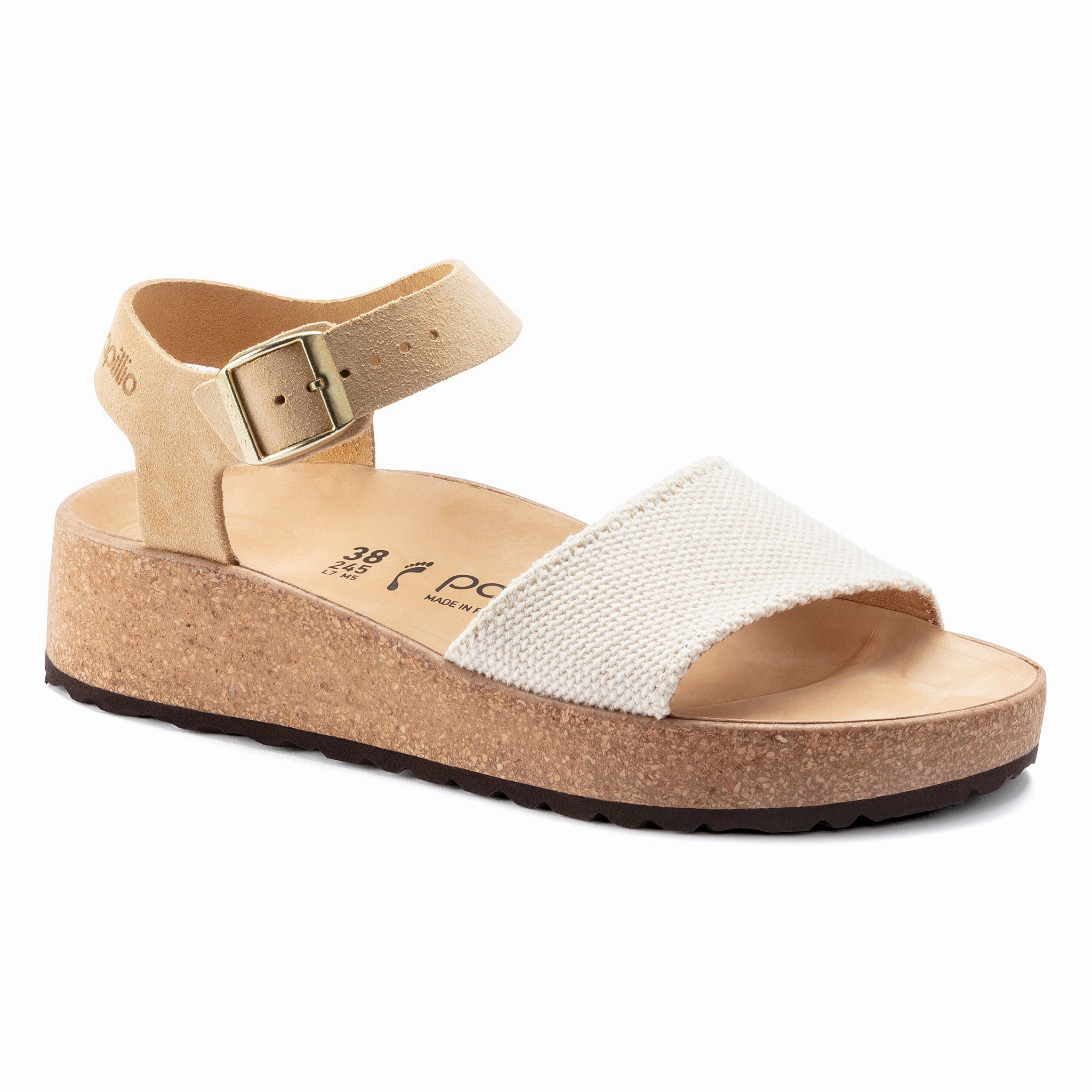 GLENDA - ALMOND - SUEDE Microfiber Edge Binding