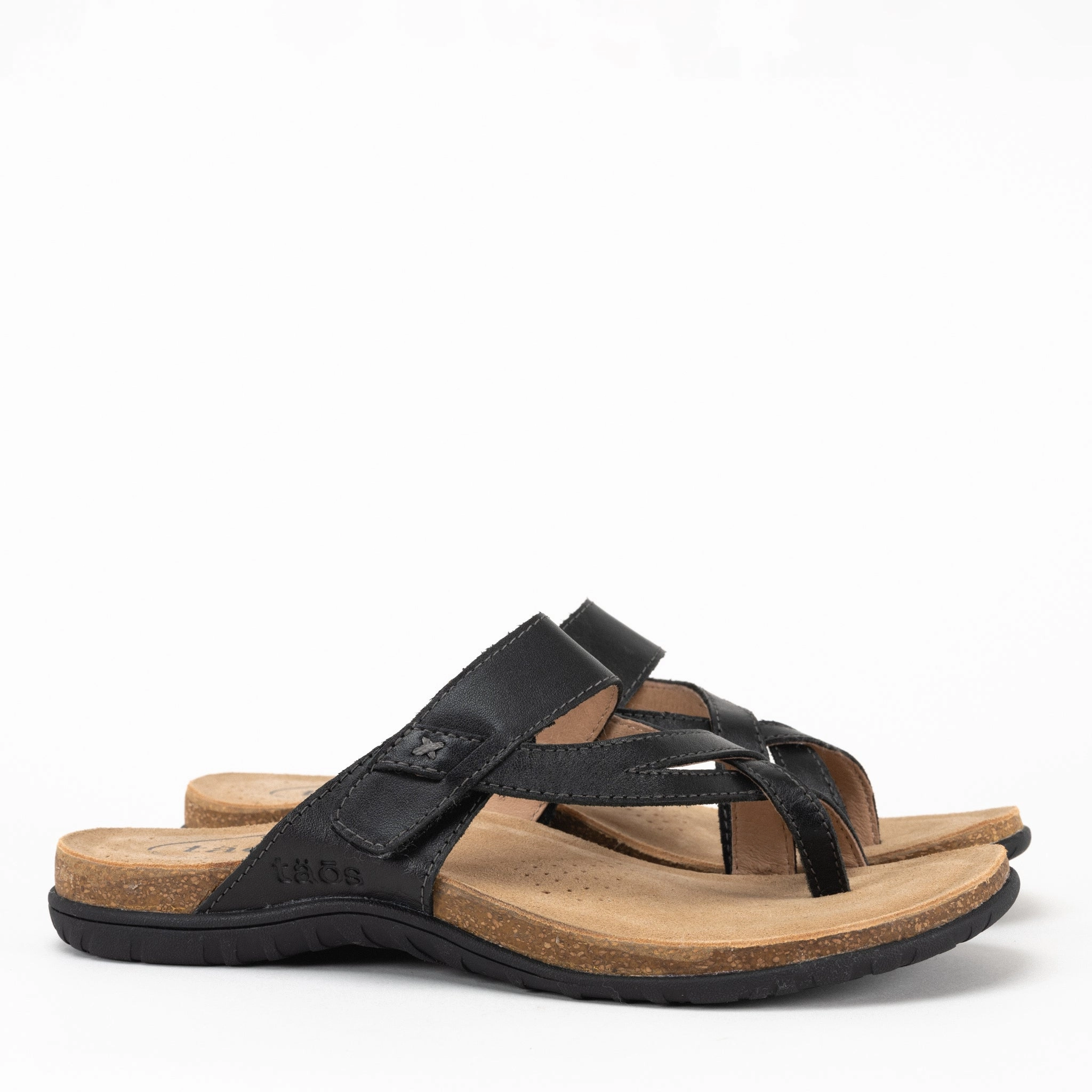 arch - support - level Orthopedic Friendly Design PERFECT - BLACK - LEATHER