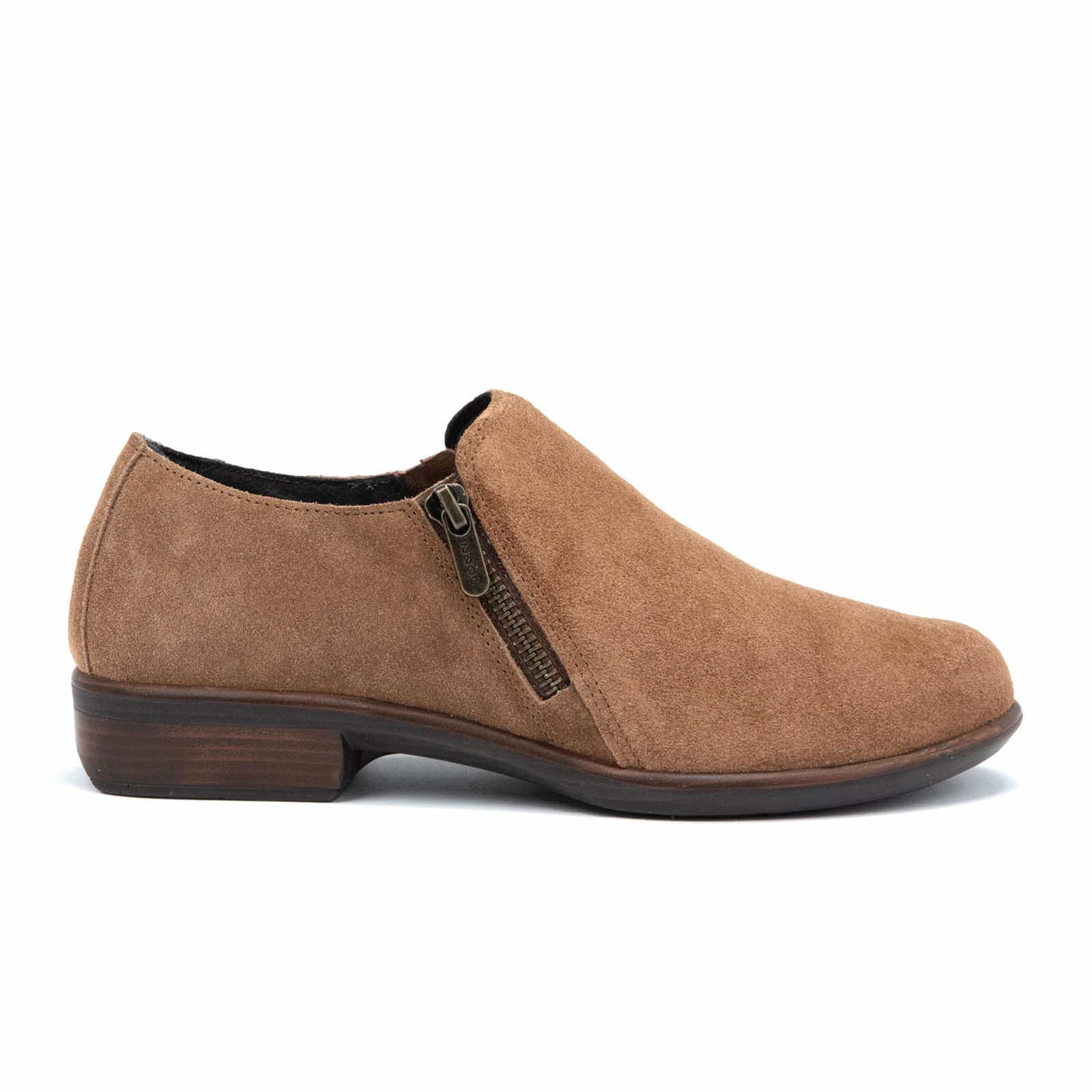 Naot Autan Loafer (Women) - Brown Cedar Suede Comfortable toe box Cushion Zone