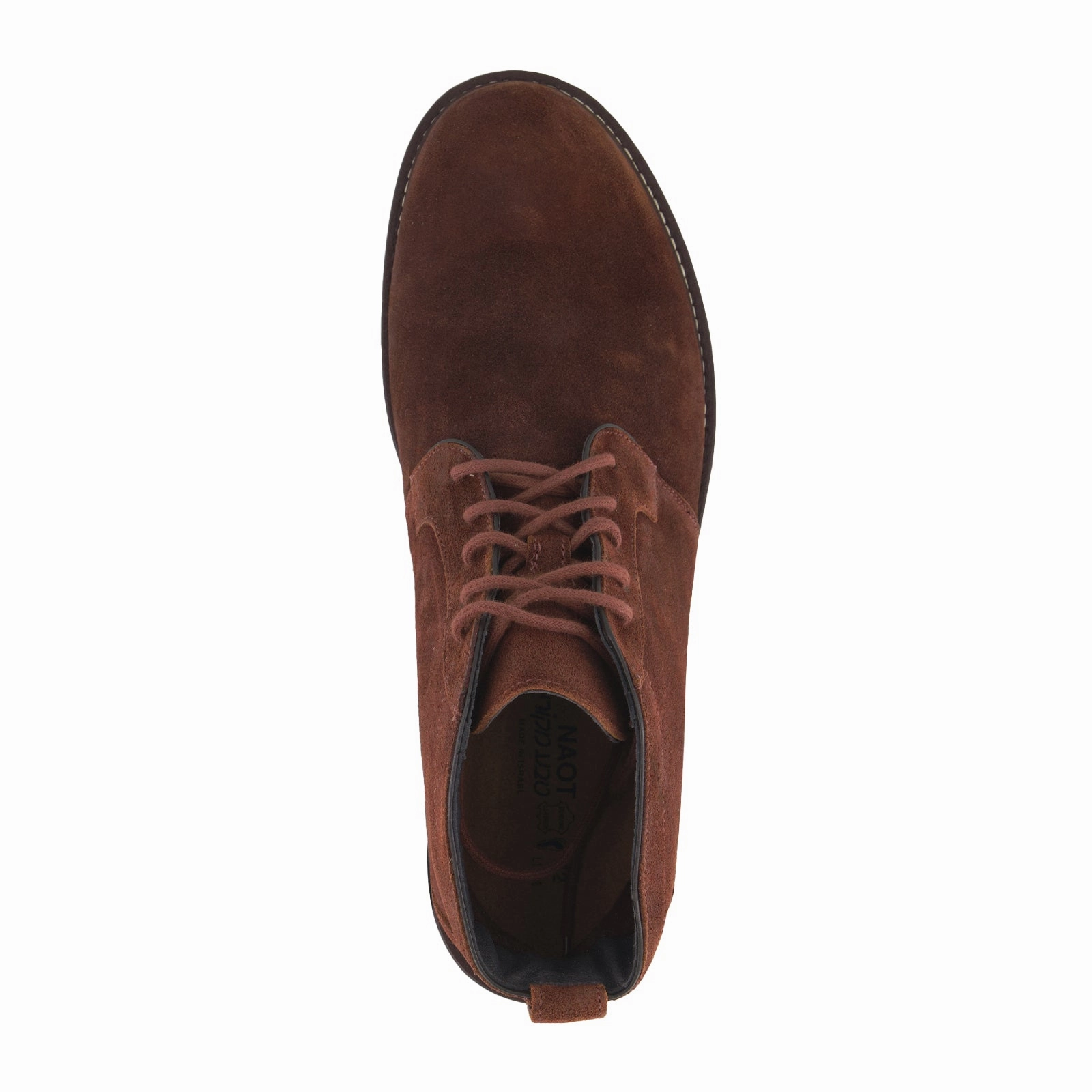 Naot Commander Ankle Boot (Men) - Seal Brown Suede Thick Lining Family Reunion