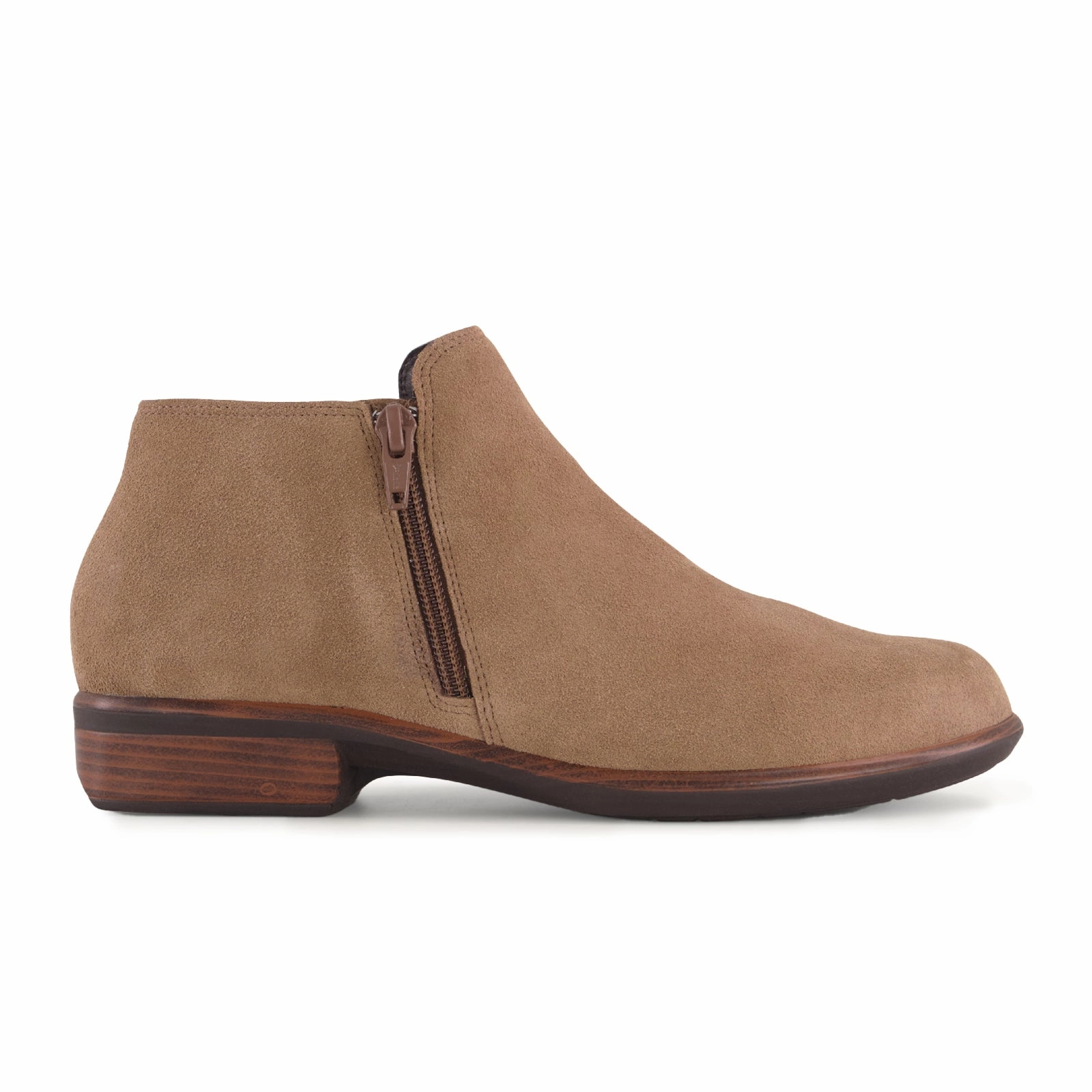 Comfortable Style Naot Helm Ankle Boot (Women) - Acorn Suede