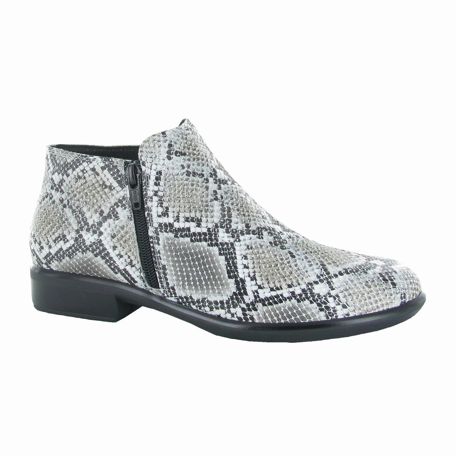 High-Quality Footwear Naot Helm Ankle Boot (Women) - Gray Cobra Leather