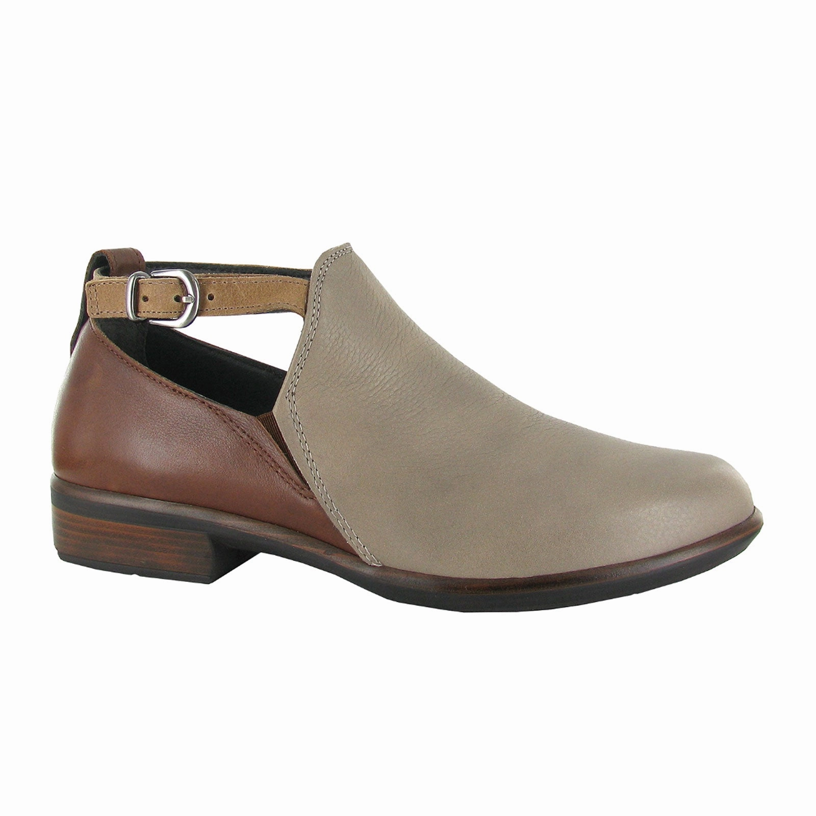 Flexible Construction Daily Movement Naot Kamsin Ankle Boot (Women) - Soft Stone/Soft Chestnut/Latte Brown