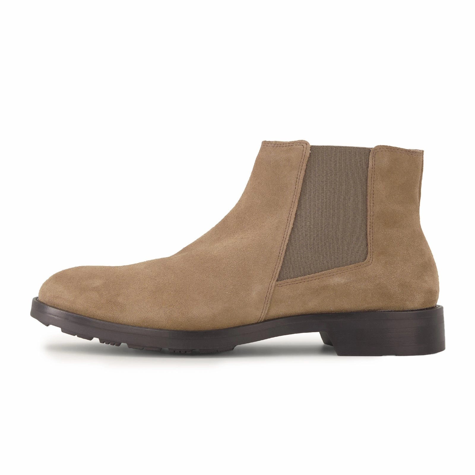 Naot Washington Chelsea Boot (Men) - Acorn Suede Long Haul Protective Finish Morning Walk