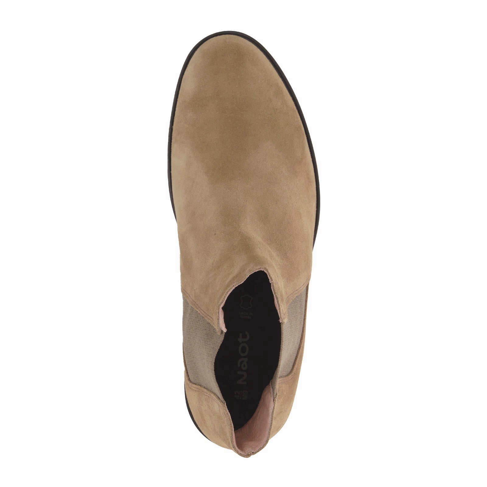 Naot Washington Chelsea Boot (Men) - Acorn Suede Walk Friendly