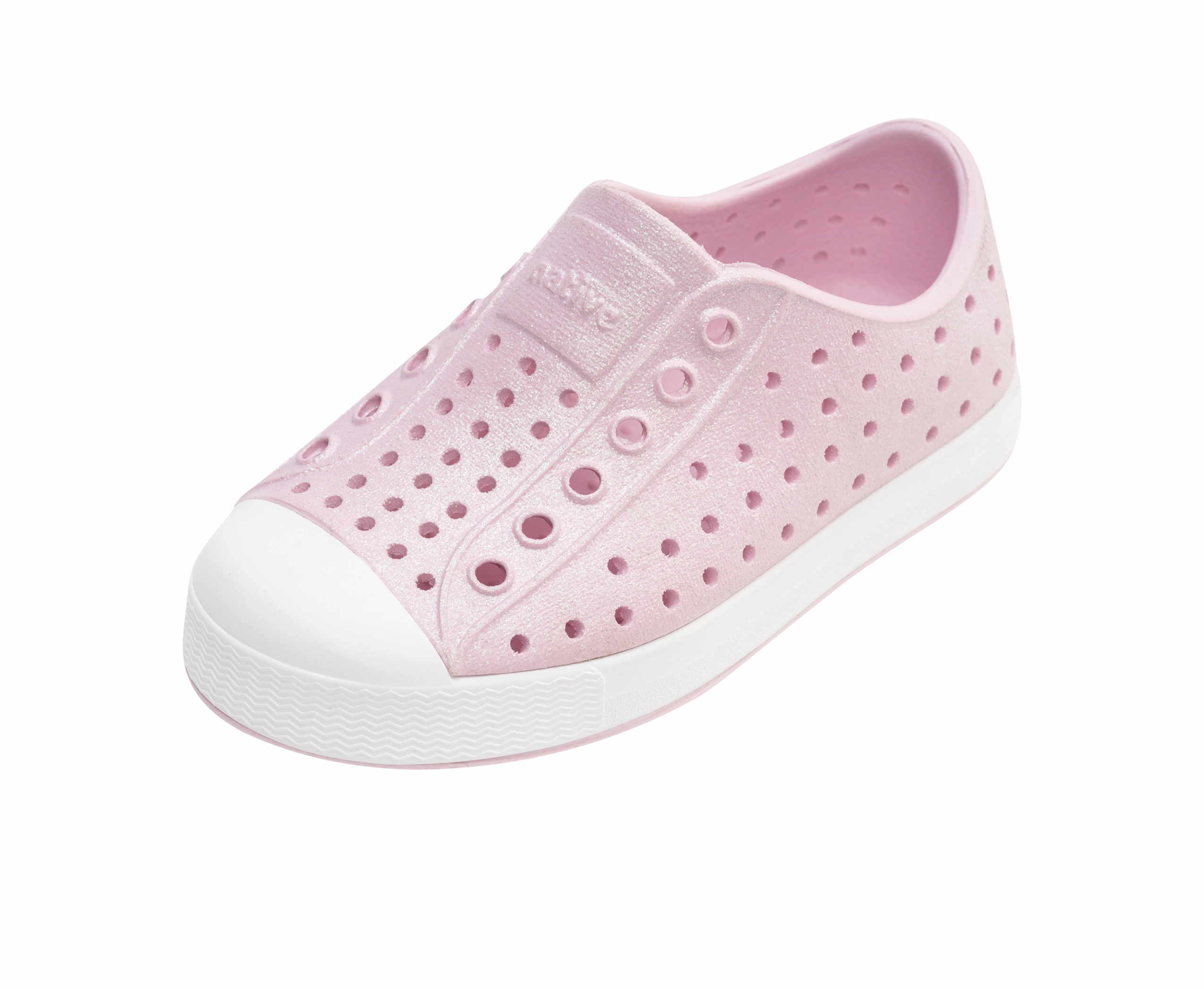 bootie Native Jefferson Bling - Barely Pink Bling