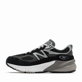 New Balance FuelCell 990v6 (GS) - Black/Silver Training Ground Minimalist Look