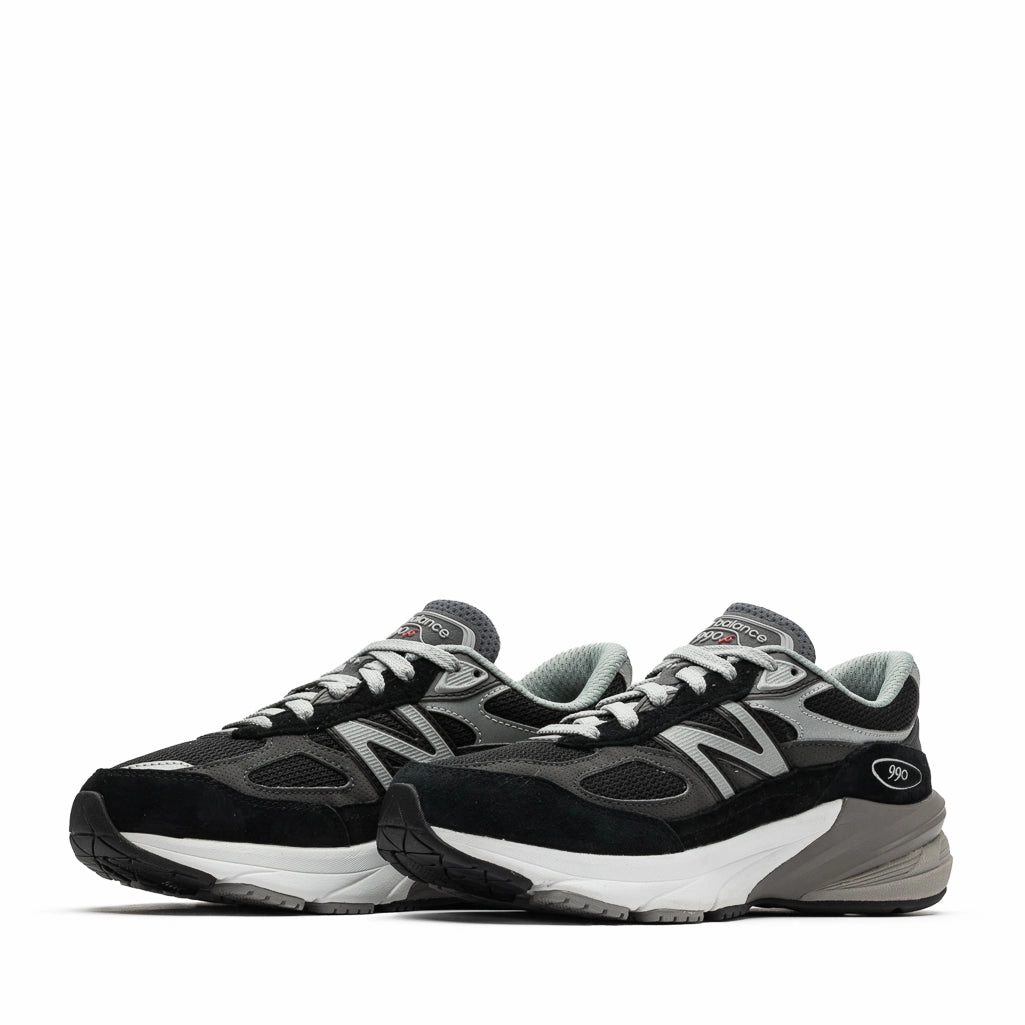 New Balance FuelCell 990v6 (GS) - Black/Silver Seamless Comfort Rough Terrain