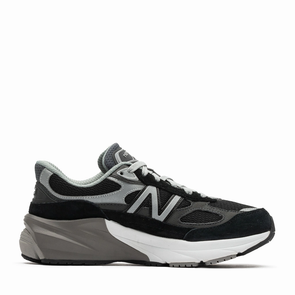 New Balance FuelCell 990v6 (GS) - Black/Silver Heat   Resistant