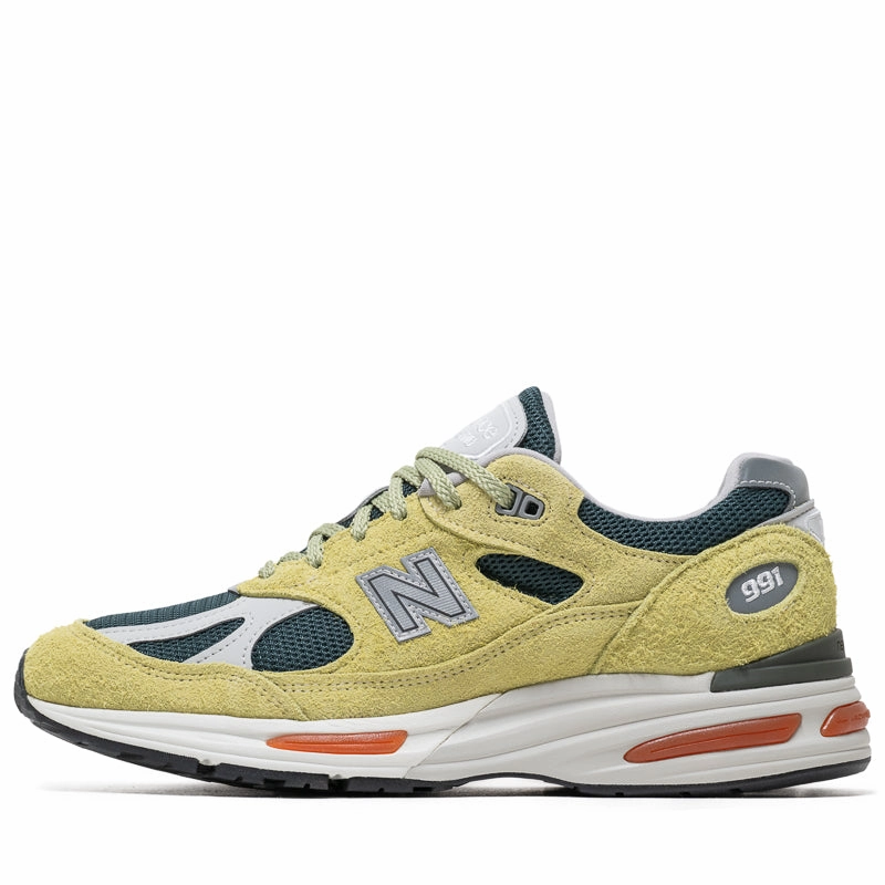 Clean Silhouette New Balance Made In UK 991v2 'Grape Sorbet' - Beechnut/Trekking Green