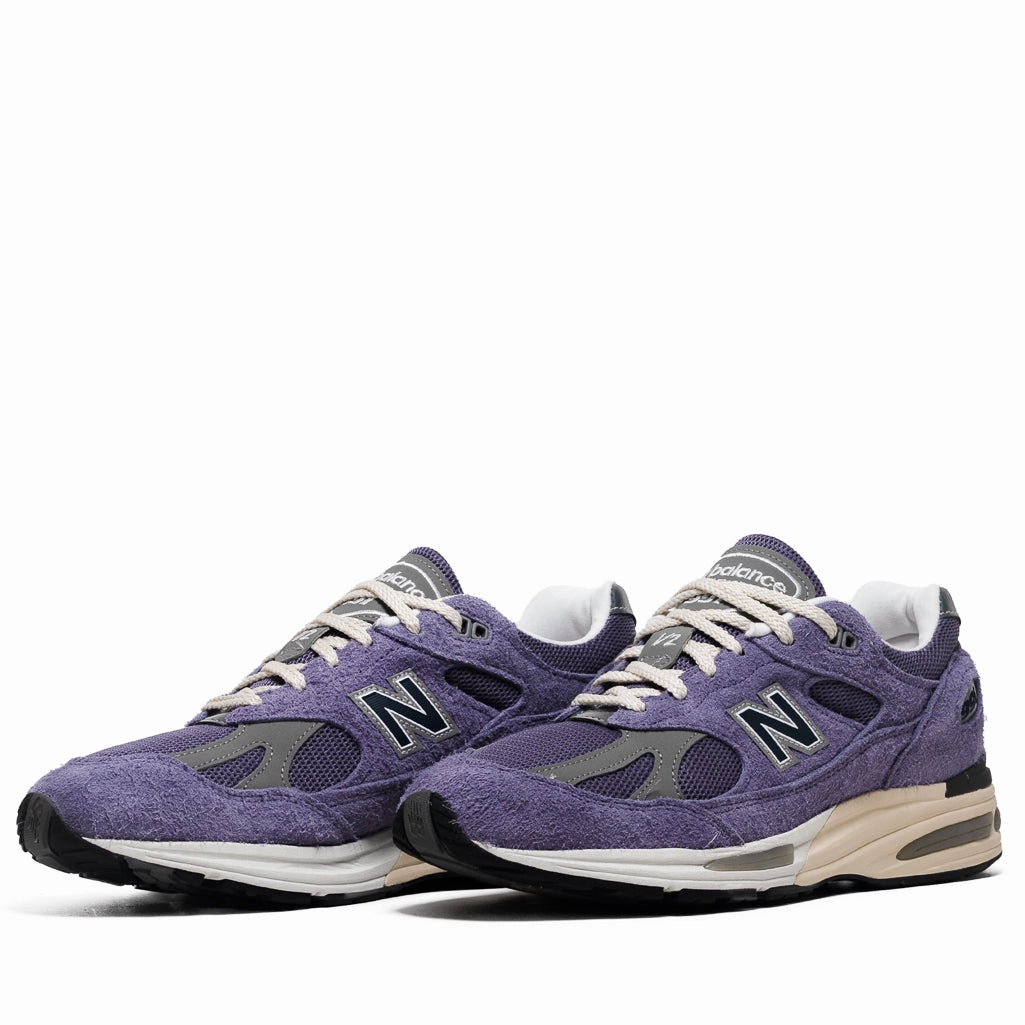 Shock Absorbing Weather Resistant User New Balance Made in UK 991v2 'Grounded Pastels' - Dusk/Purple Sage