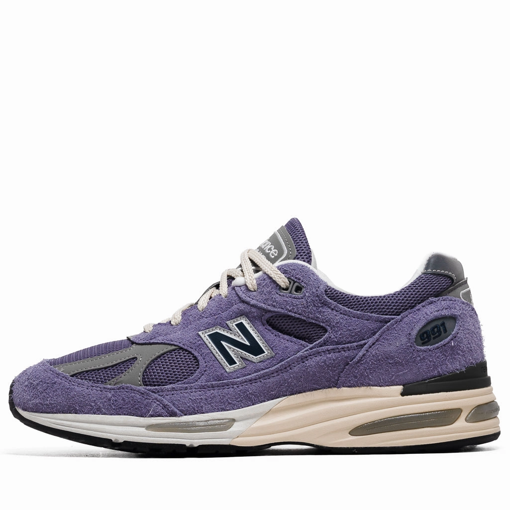 Anti Odor Night Travel Breathable Morning Walk New Balance Made in UK 991v2 'Grounded Pastels' - Dusk/Purple Sage