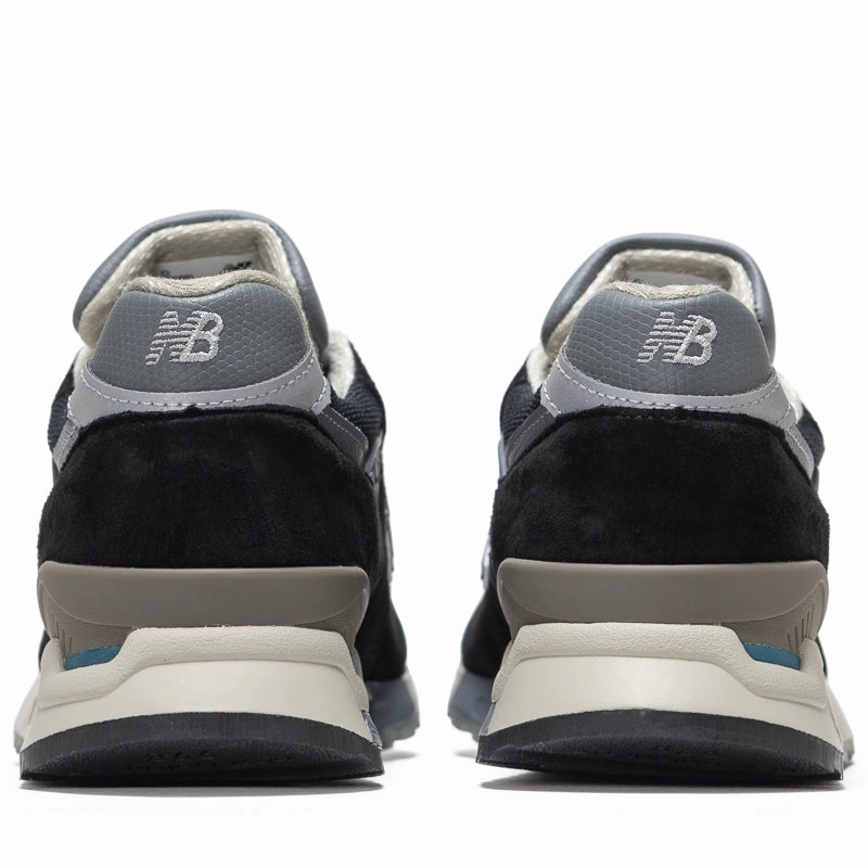 New Balance Made in USA 998 - Black/Silver Compression Resistant Collar Durable Shell Winter Walker