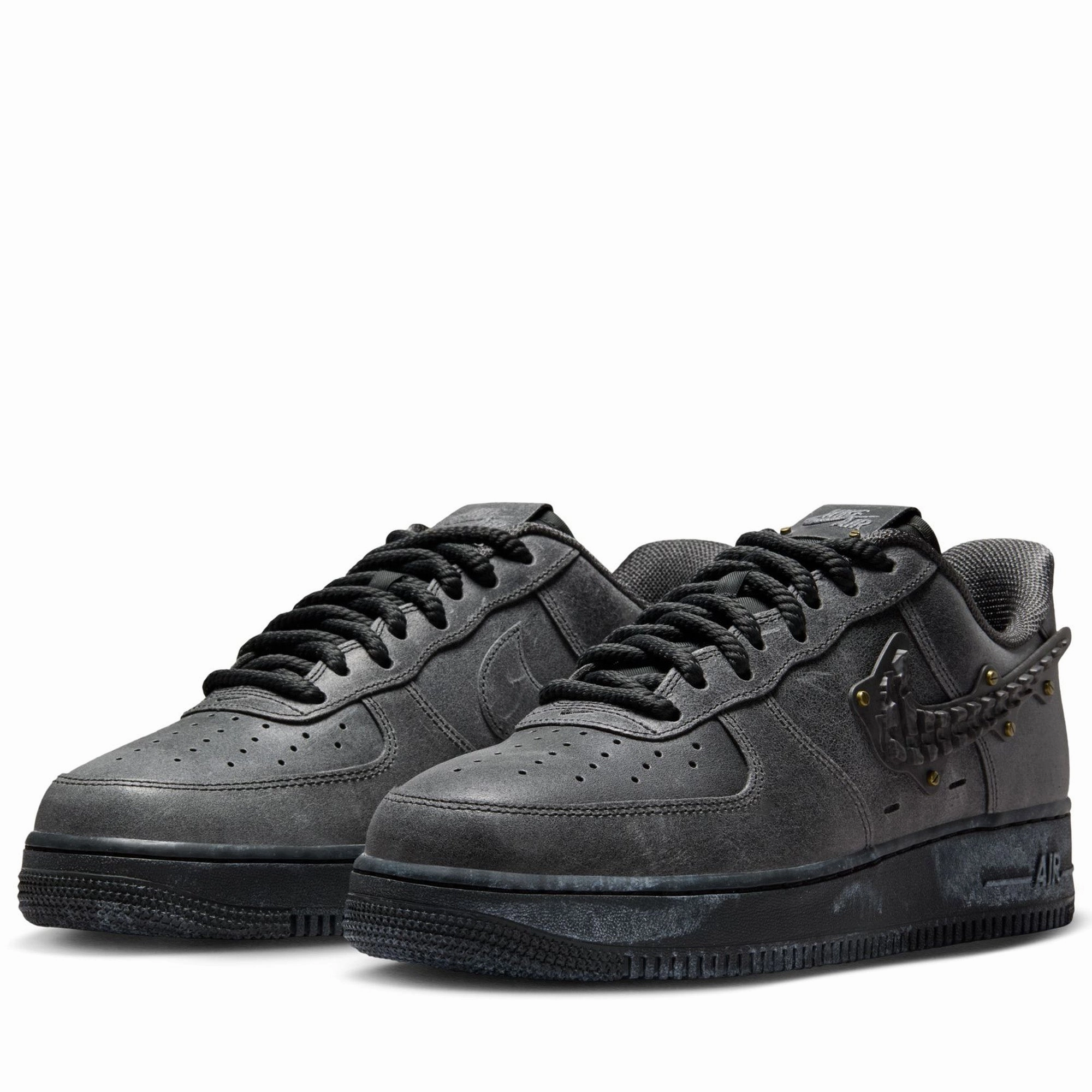 Casual Wear Winter Footwear Nike Air Force 1 '07 LV8 'Metalwork' - Medium Ash/Anthracite