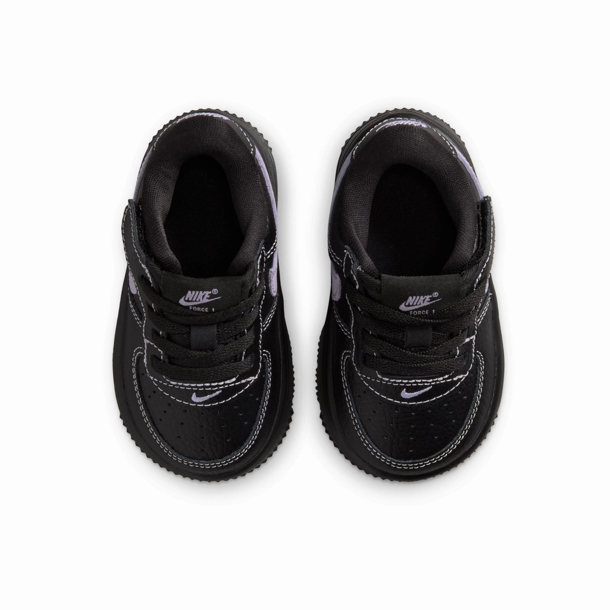 Nike Force 1 Low LV8 Easyon (TD) - Black/Hydrangeas Sport Inspired Rugged Design