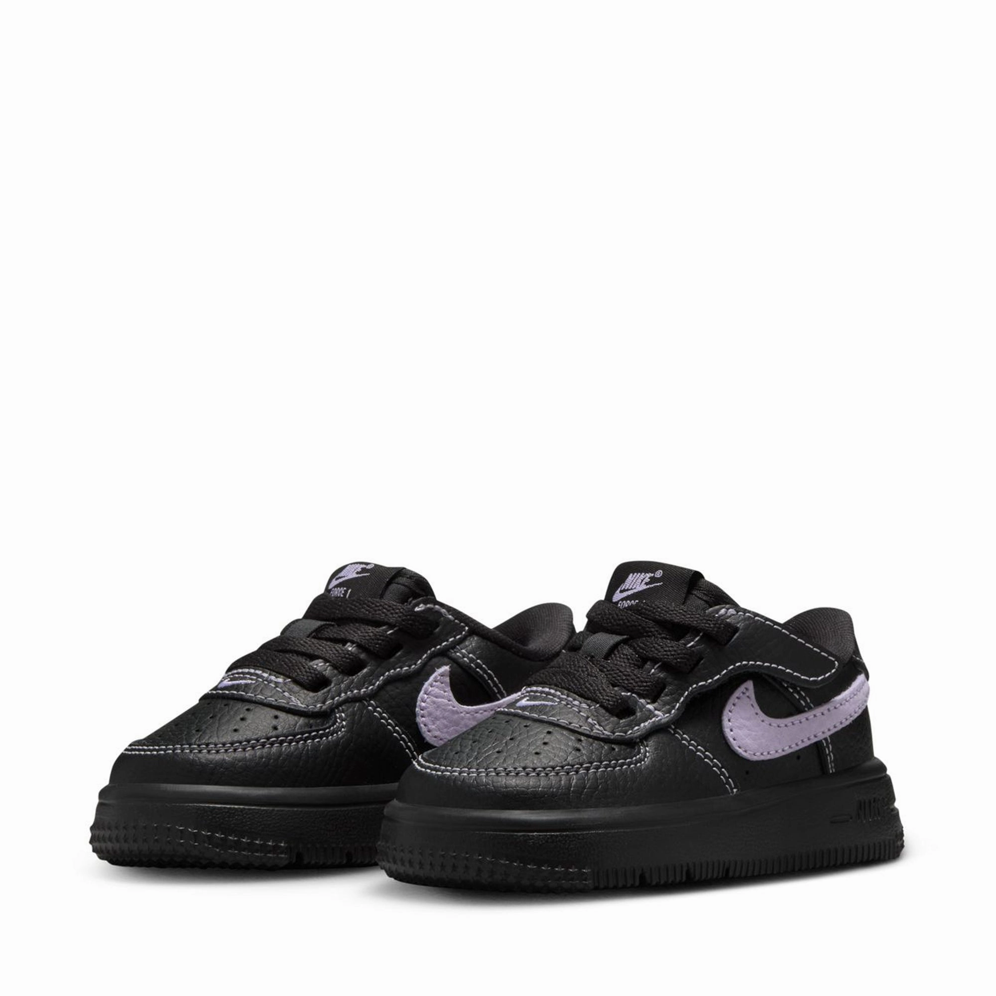 Nike Force 1 Low LV8 Easyon (TD) - Black/Hydrangeas Reinforced Form Backcountry Camper Animal Spot
