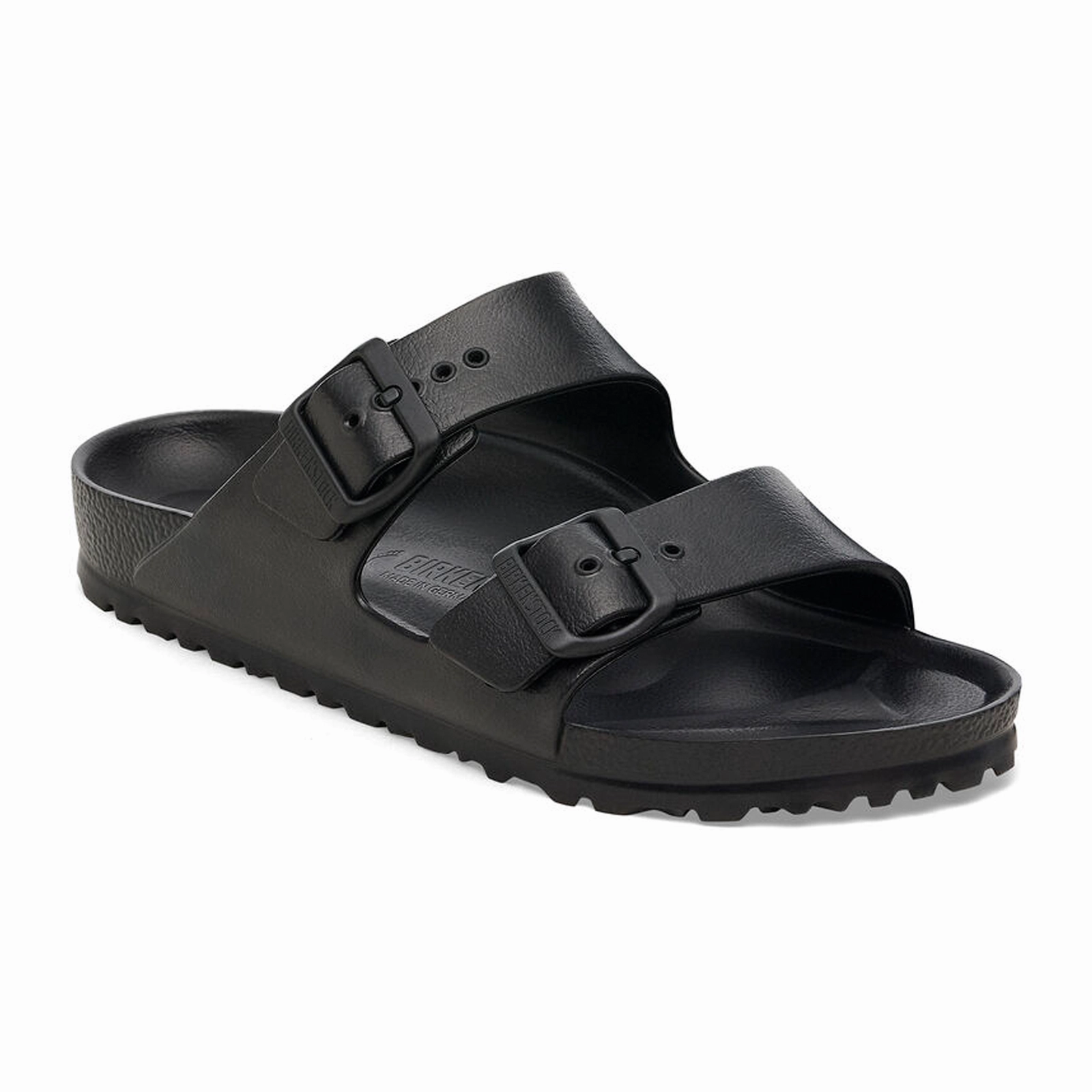 Birkenstock Arizona EVA Narrow Slide Sandal (Women) - Black Simple Step Padded Heel