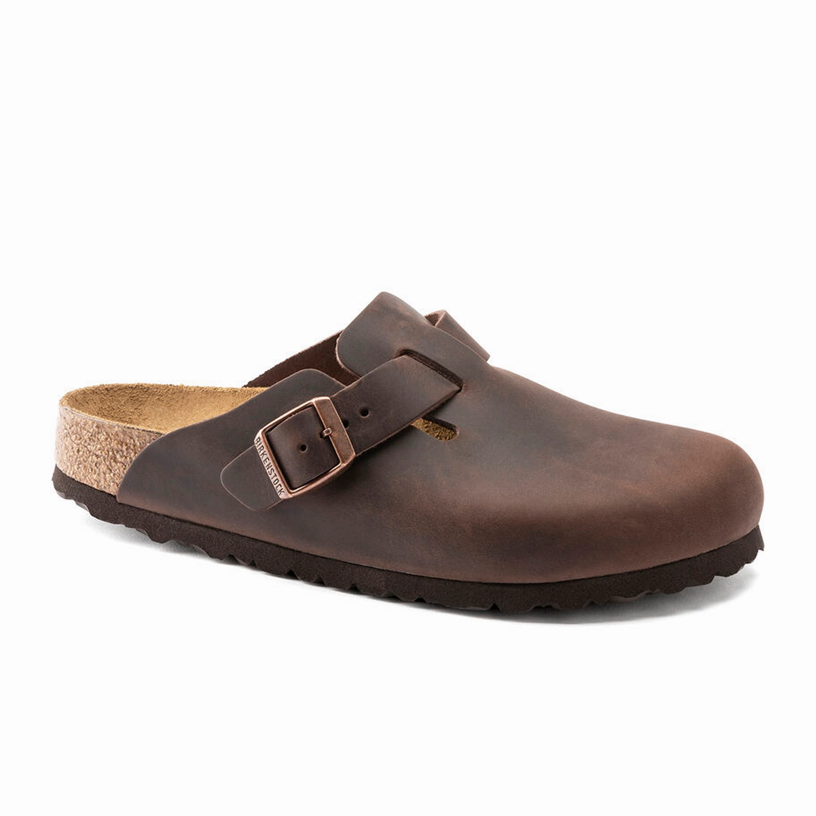 Birkenstock Boston Clog (Unisex) - Habana Oiled Leather Effortless Walking All-Weather Footwear