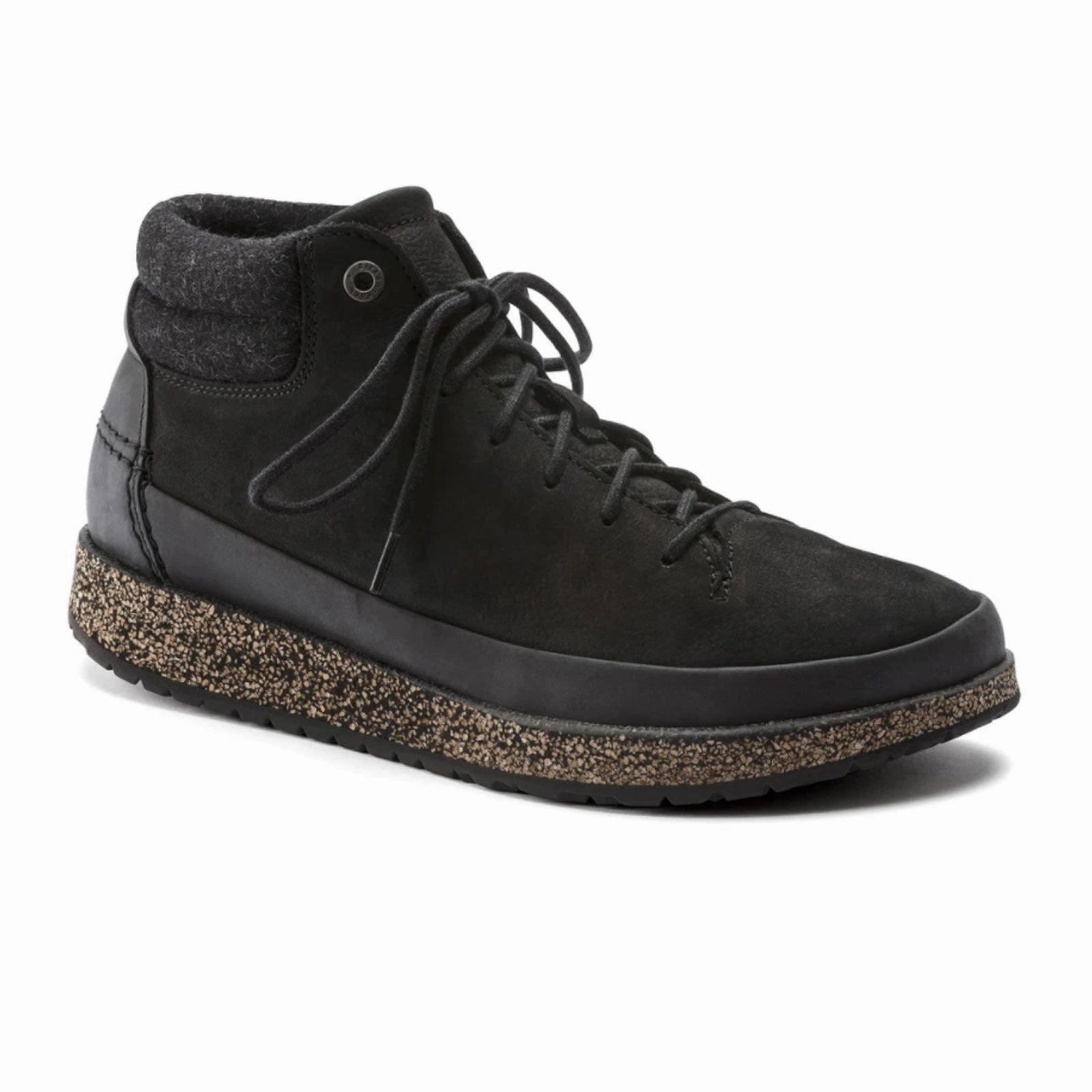 Birkenstock Honnef High Narrow Lace Up Ankle Boot (Women) - Black Oiled Leather City Life