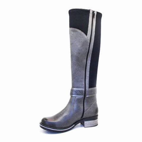 Dromedaris Kody Tall Boot (Women) - Slate Cushioned Step Snowy Path Sporty Look