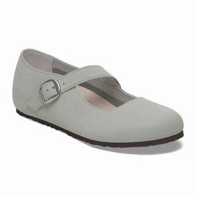 Suede Birkenstock Tracy Mary Jane (Women) - Pure Sage