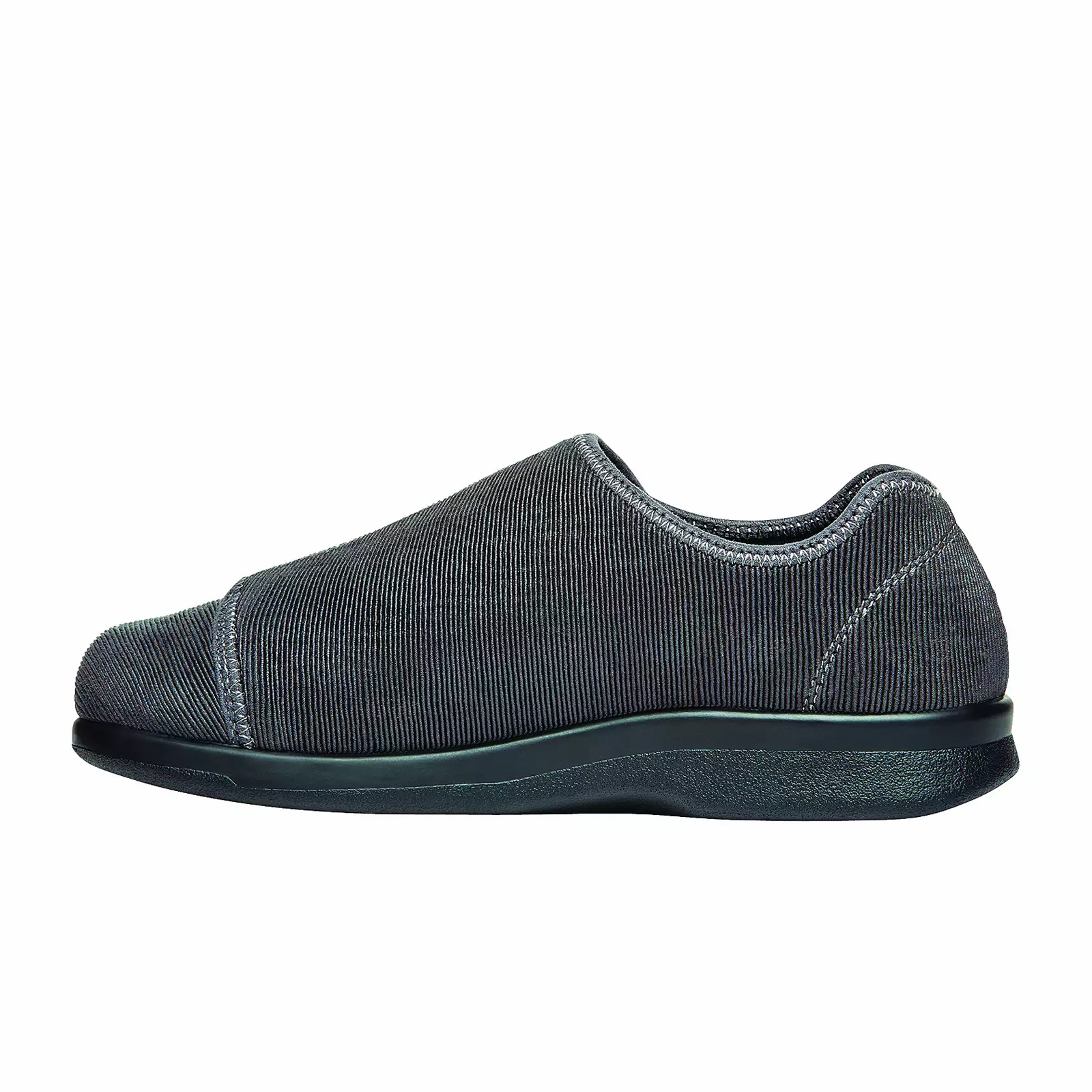 rubber Sporty Design Propet Cush N Foot Slipper (Men) - Slate Corduroy