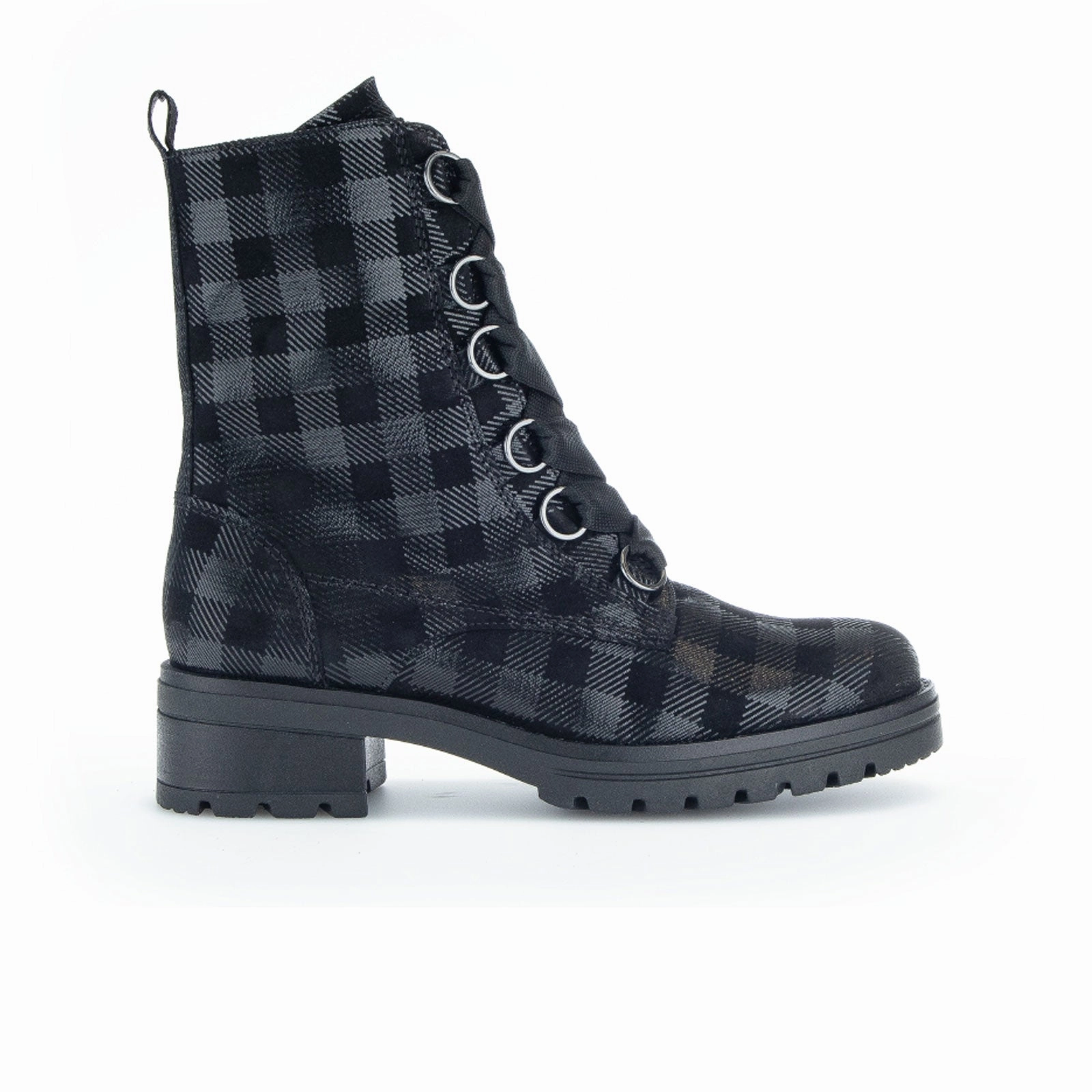 Thick sole Premium Cushion Gabor 784 Lug Sole Combat Boot (Women) - Chess