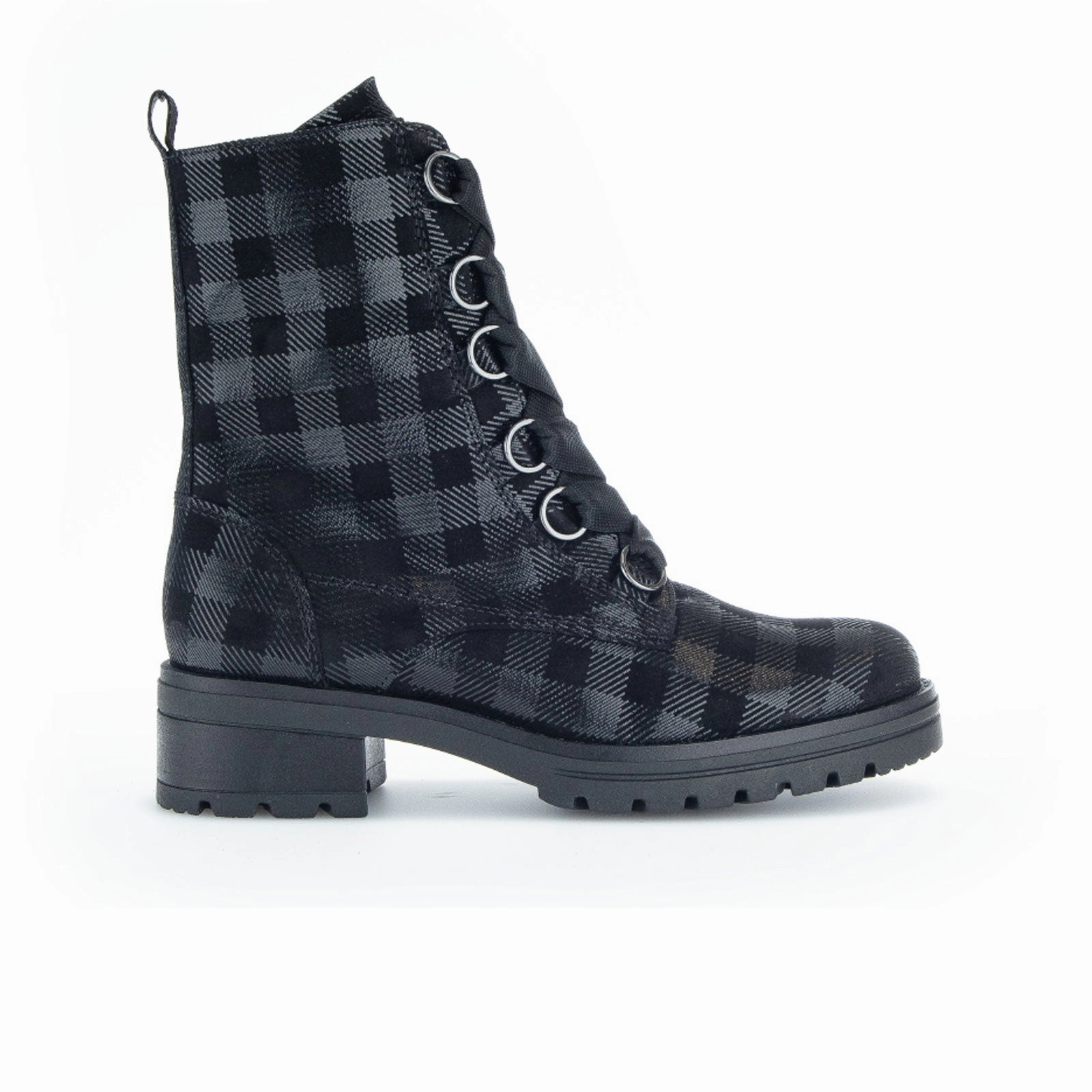 Gabor 784 Lug Sole Combat Boot (Women) - Chess Built Tough