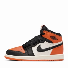 High Quality Leather Jordan 1 Retro High OG 'Shattered Backboard' (PS) - Black/Starfish