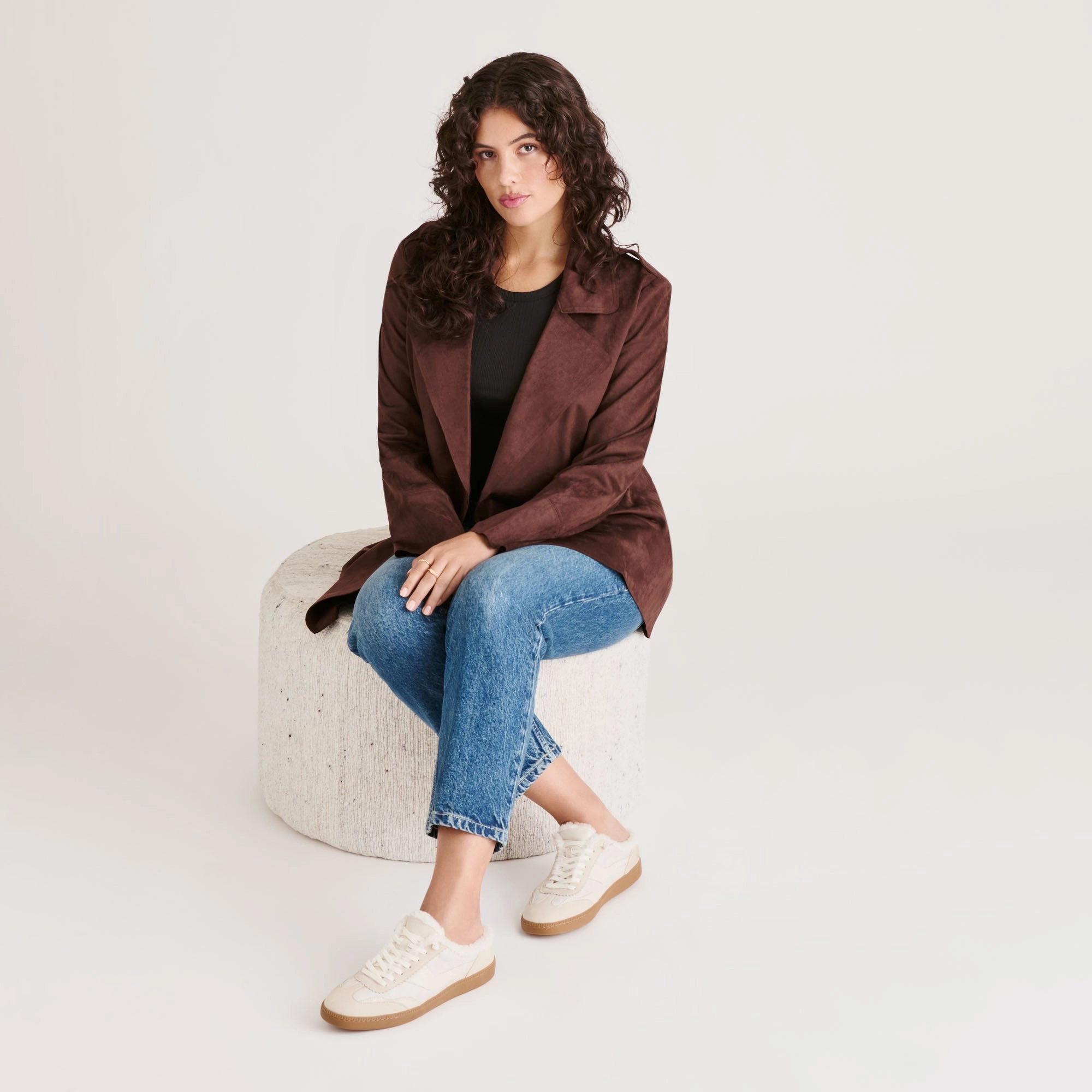 NOTICE SLIDE PLUSH SNEAKERS OFF WHITE CRACKLED LEATHER Sun-Ready