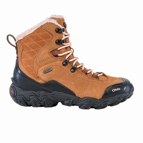 Mud Defense Oboz Bridger 7" Insulated B-DRY Winter Hiking Boot (Women) - Cashew