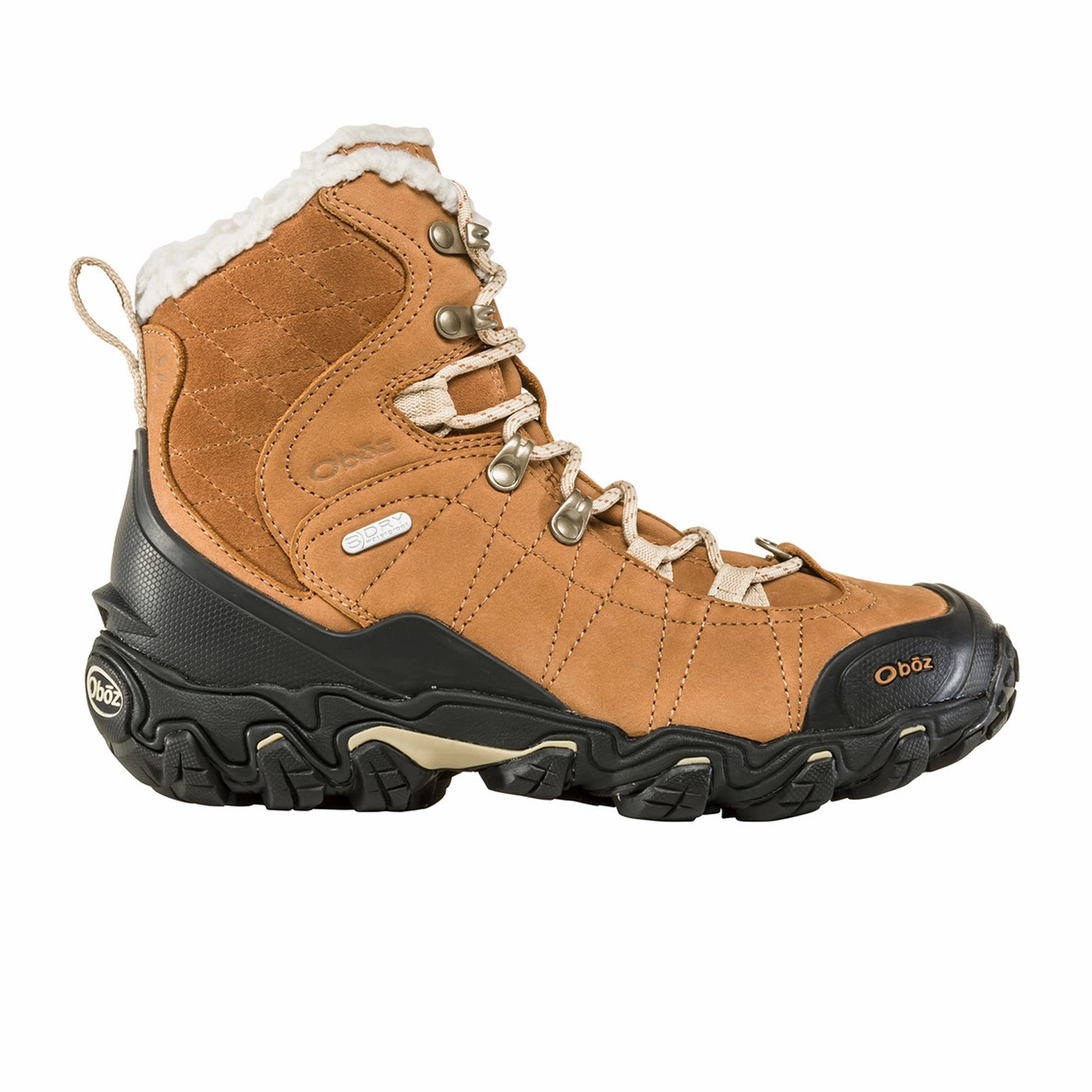 Oboz Bridger 7" Insulated B-DRY Winter Hiking Boot (Women) - Chipmunk Eco Material Hiking Trails