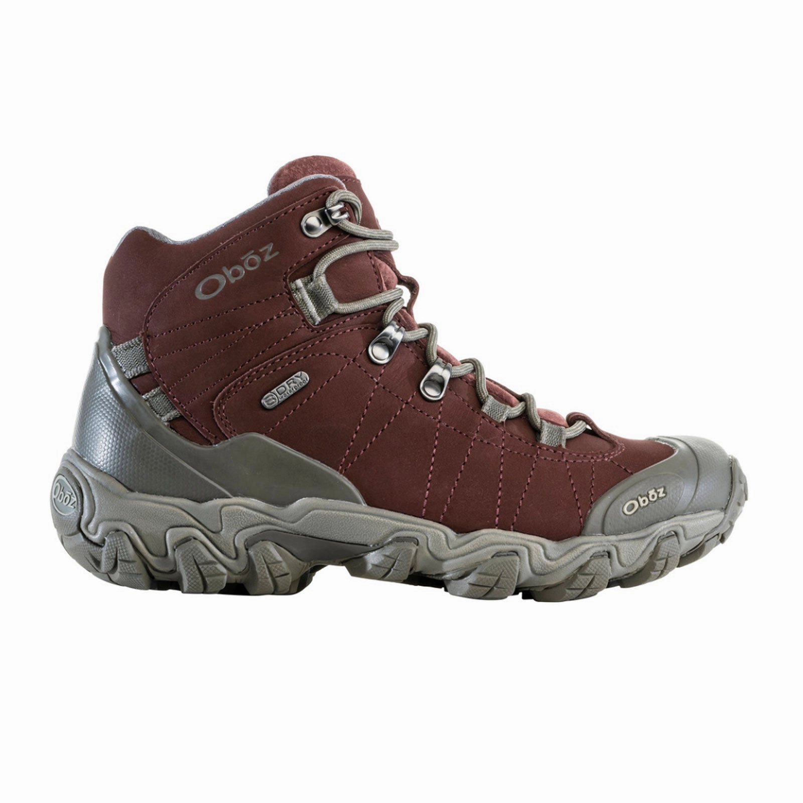Waterproof Snow Trekker Oboz Bridger Mid B-DRY Hiking Boot (Women) - Port